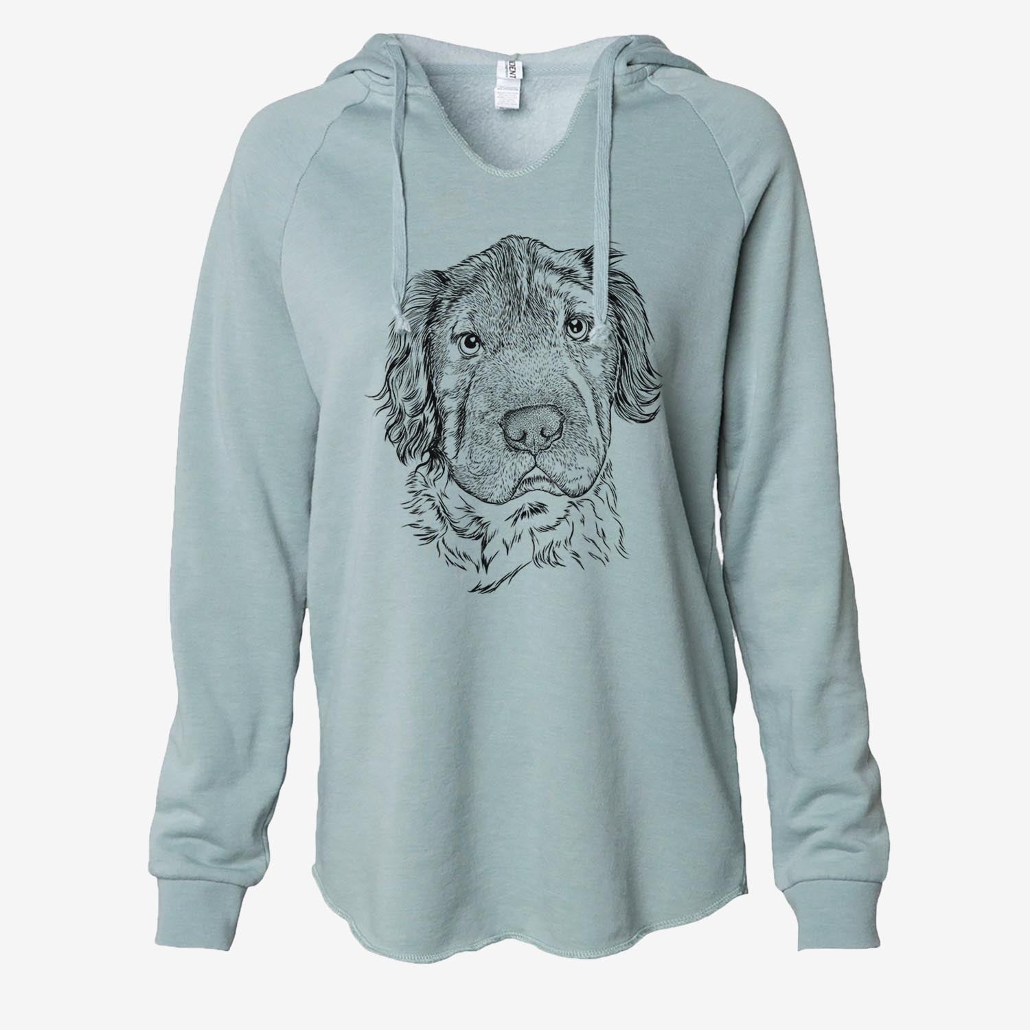 Rex the Mini Hippo - Cali Wave Hooded Sweatshirt