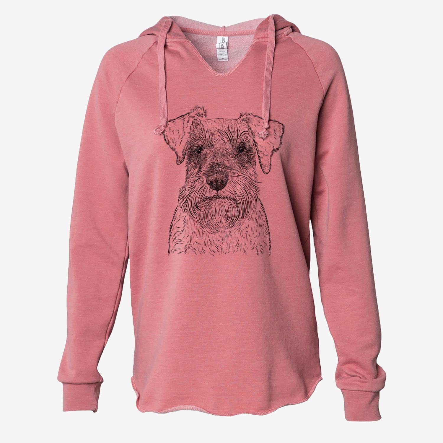 Smokey the Miniature Schnauzer - Cali Wave Hooded Sweatshirt