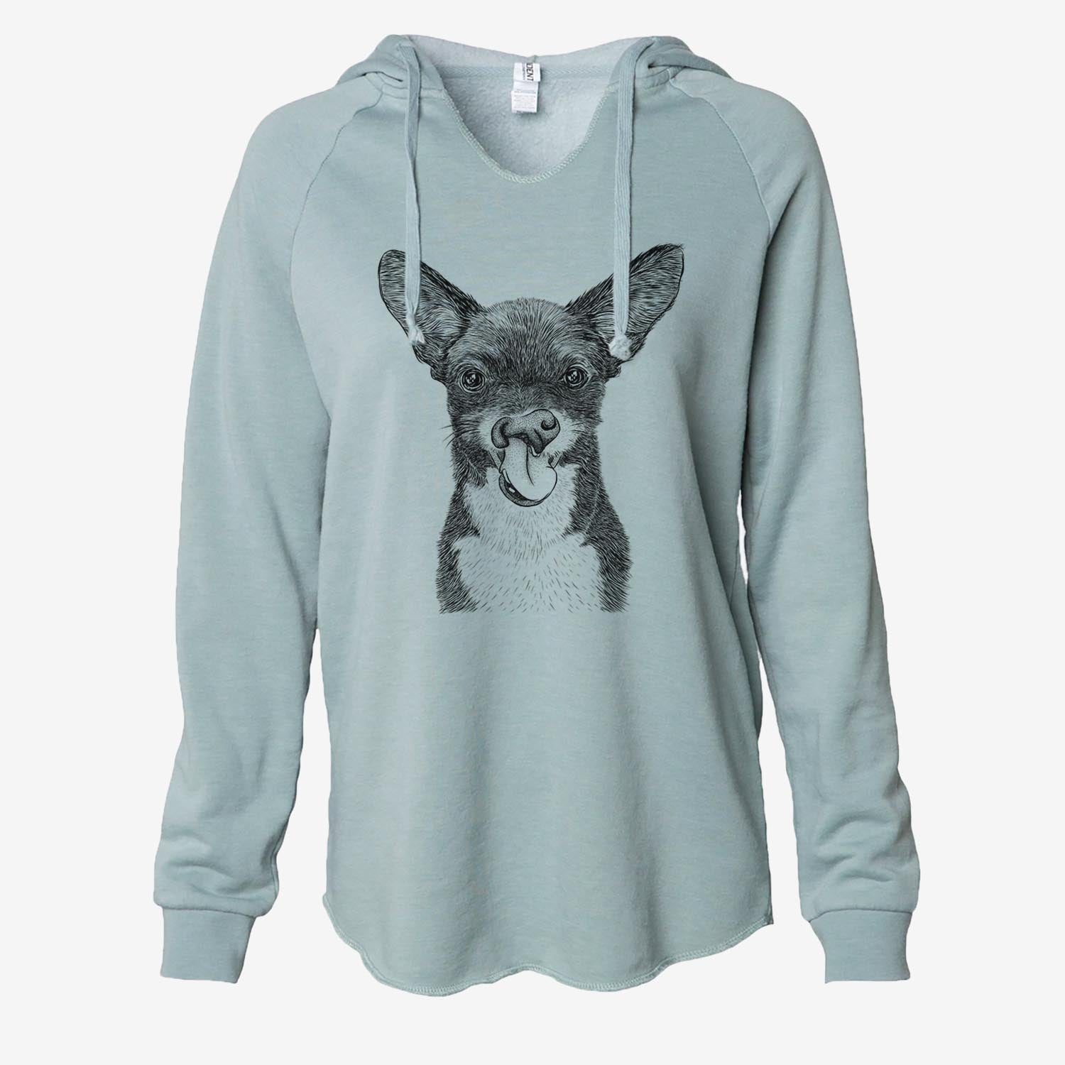 Sprout the Chihuahua Mix - Cali Wave Hooded Sweatshirt