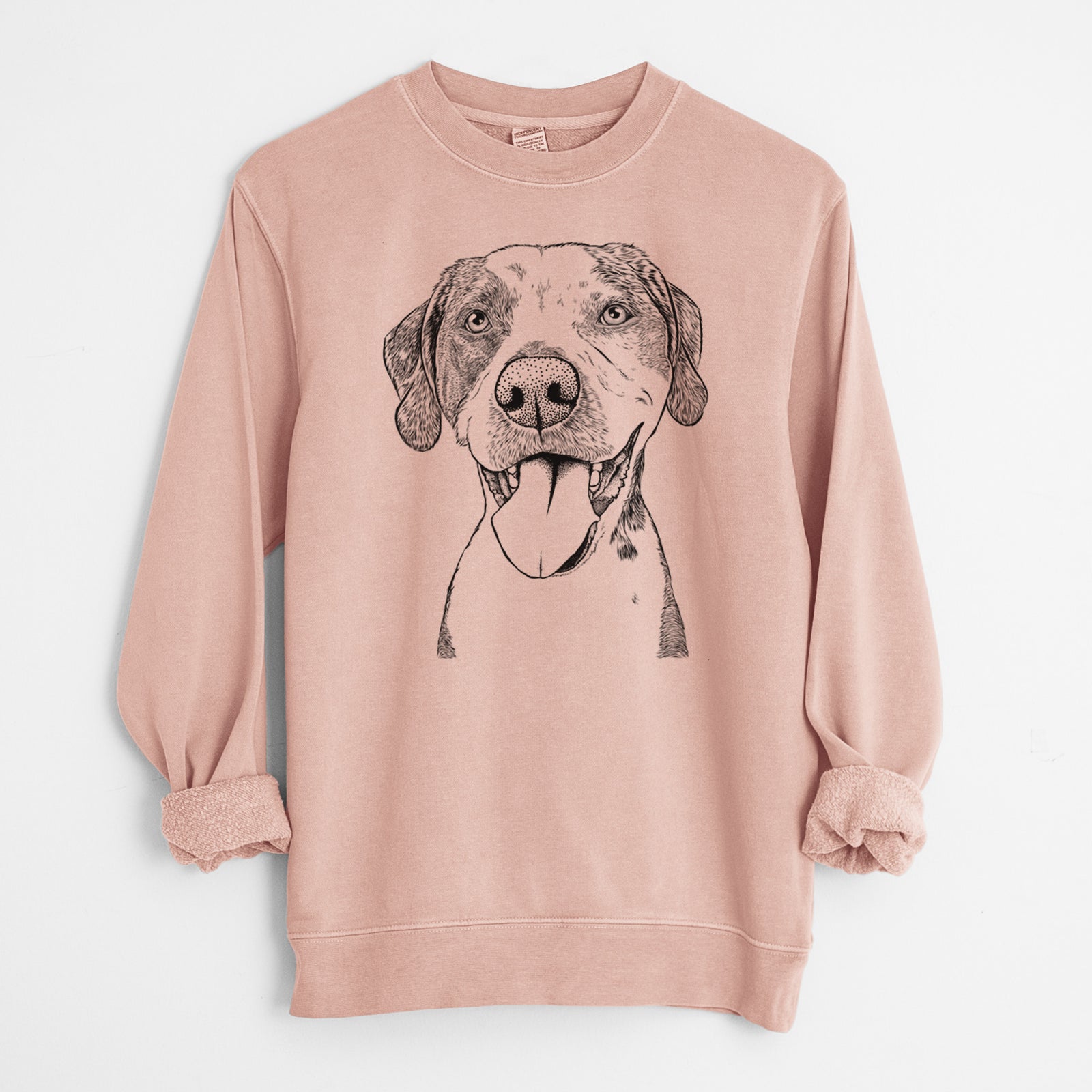 Bare Ace Boogie the Mixed Breed - Unisex Pigment Dyed Crew Sweatshirt