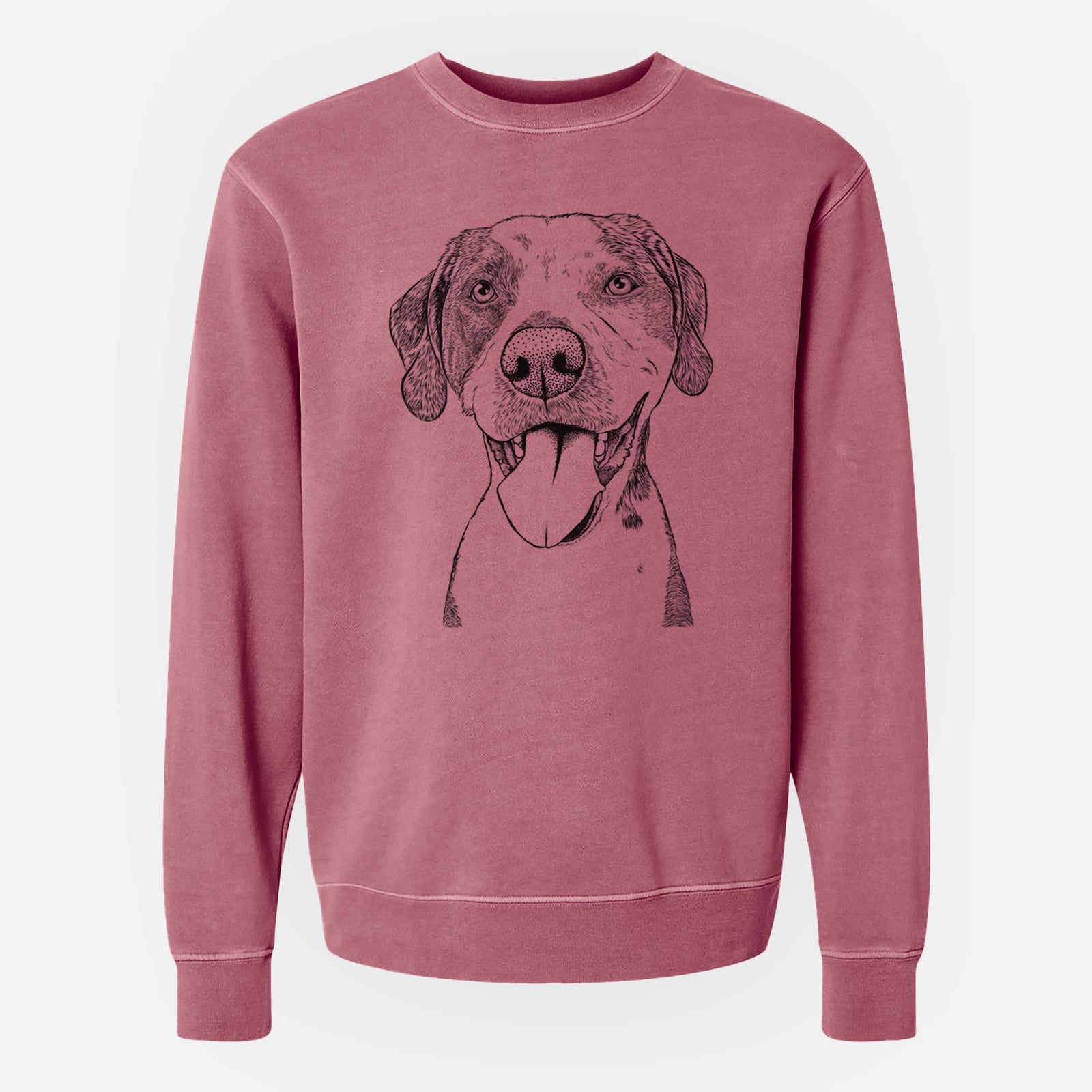 Bare Ace Boogie the Mixed Breed - Unisex Pigment Dyed Crew Sweatshirt