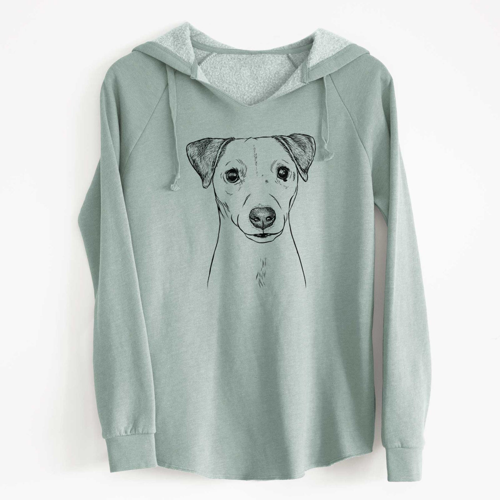 Bare Ally the Jack Russell Terrier - Cali Wave Hooded Sweatshirt