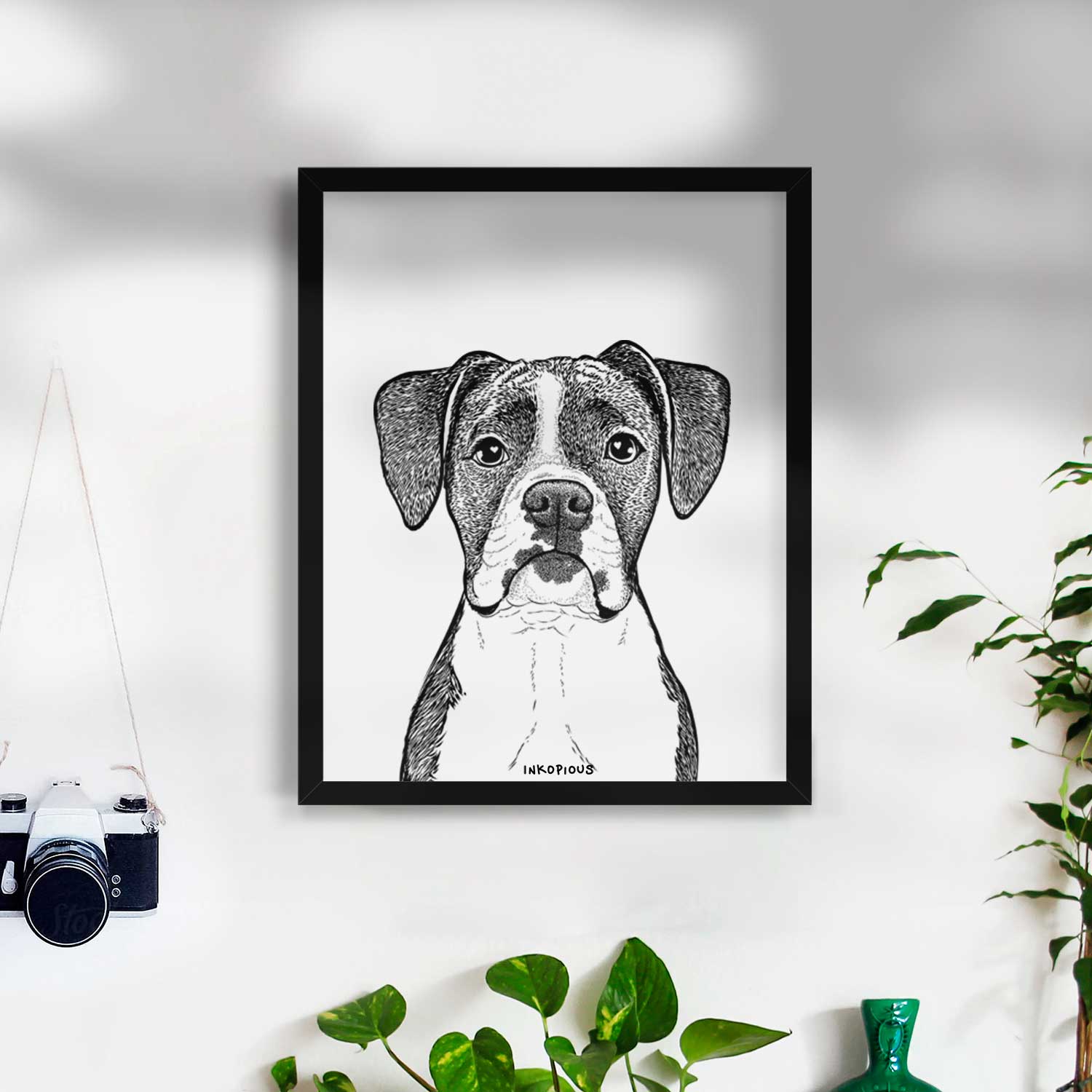 Annie the Boxer Art Print