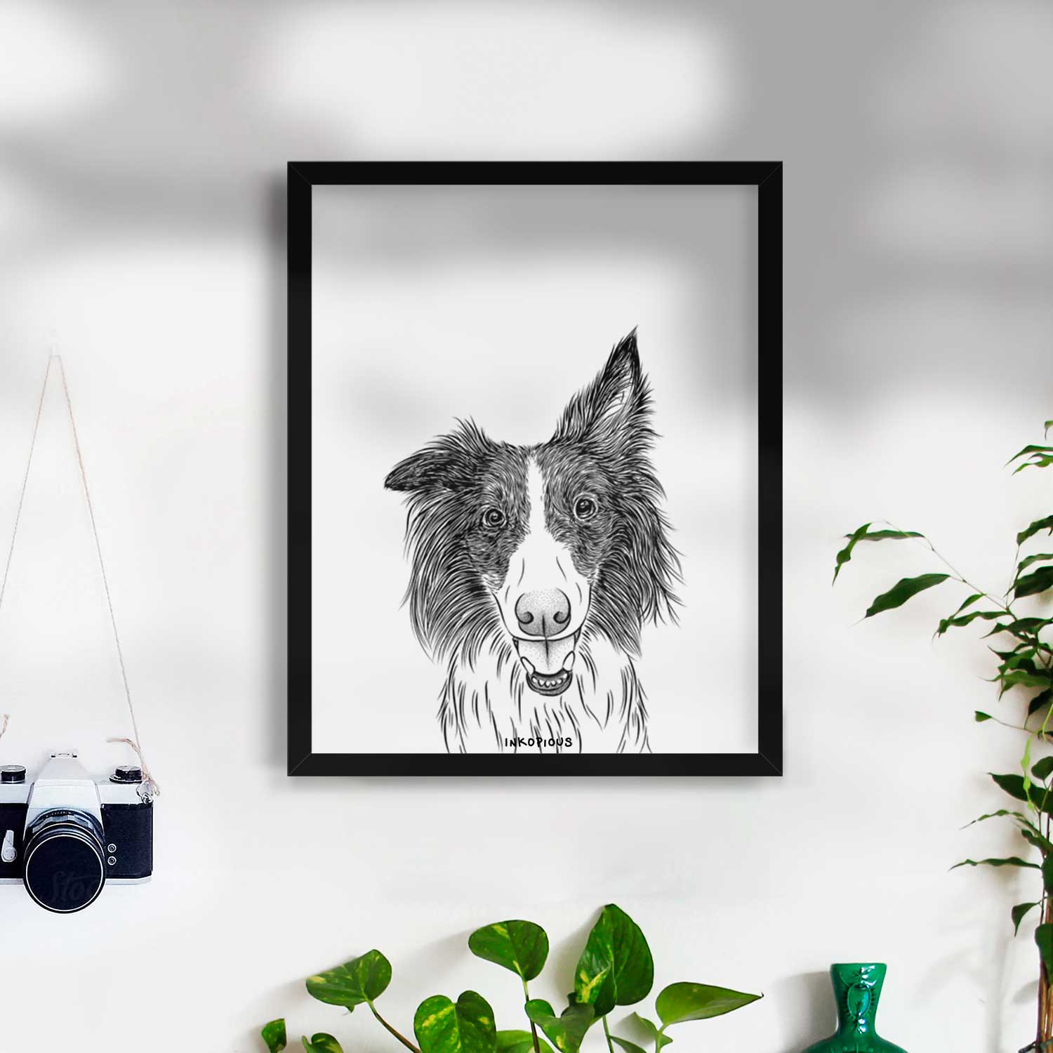 Archie the Silken Windhound Art Print