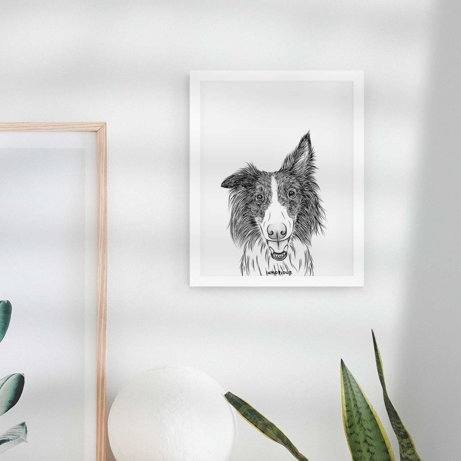 Archie the Silken Windhound Art Print