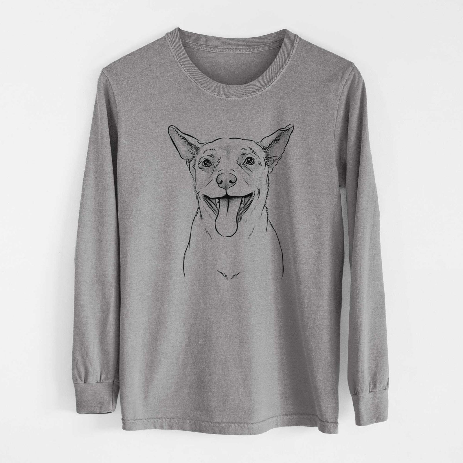 Bare Archie the Chihuahua Mix - Heavyweight 100% Cotton Long Sleeve