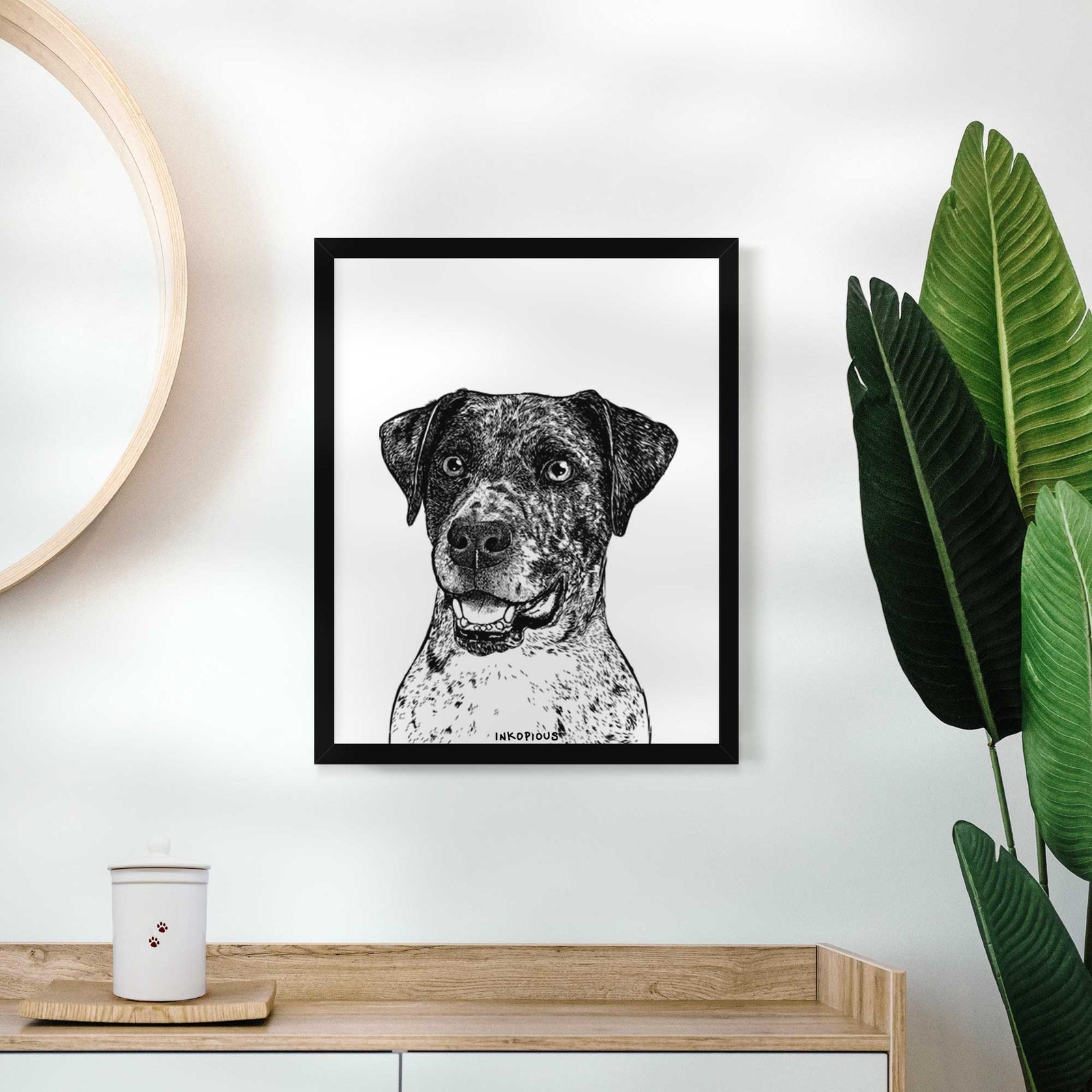 Argos the Catahoula Art Print