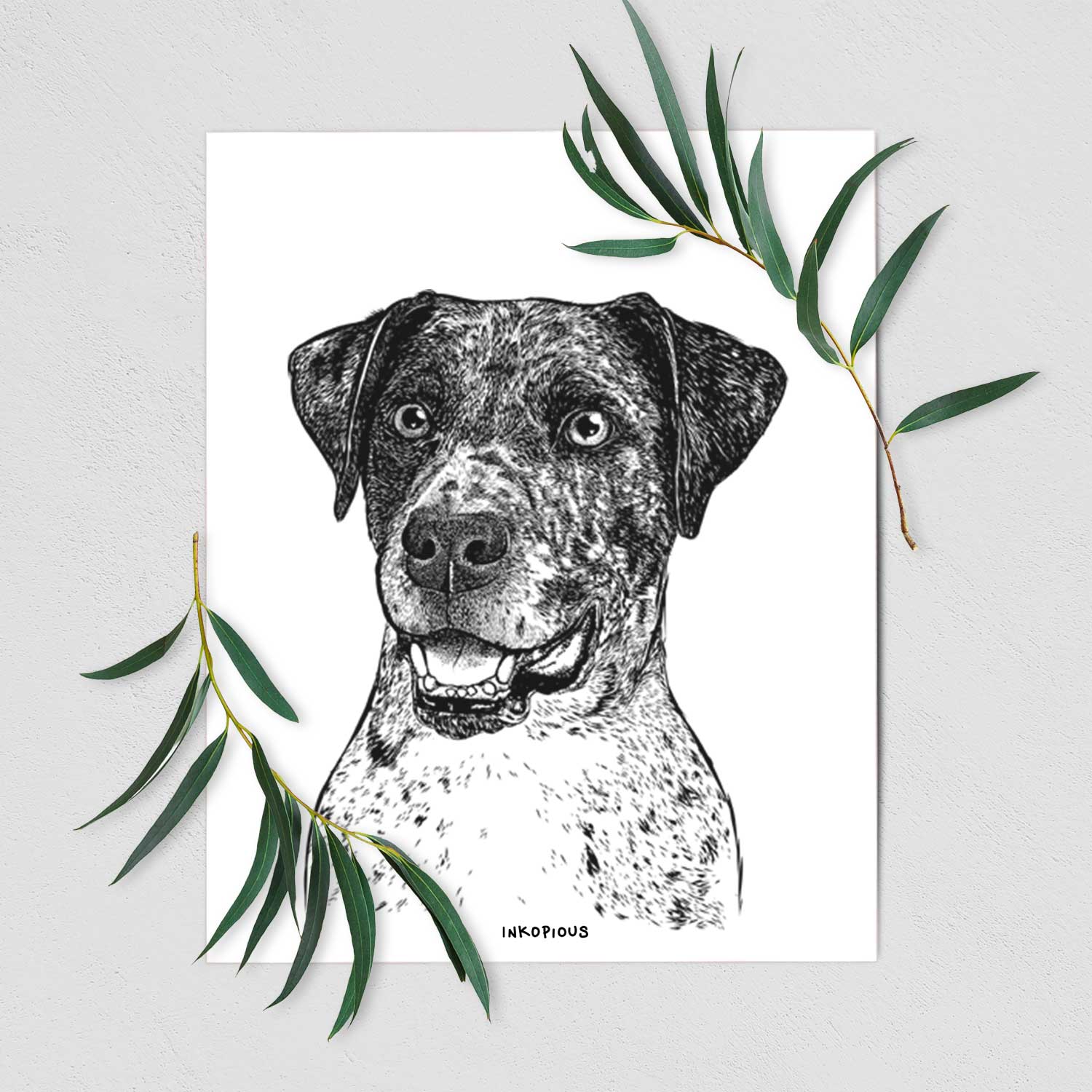 Argos the Catahoula Art Print