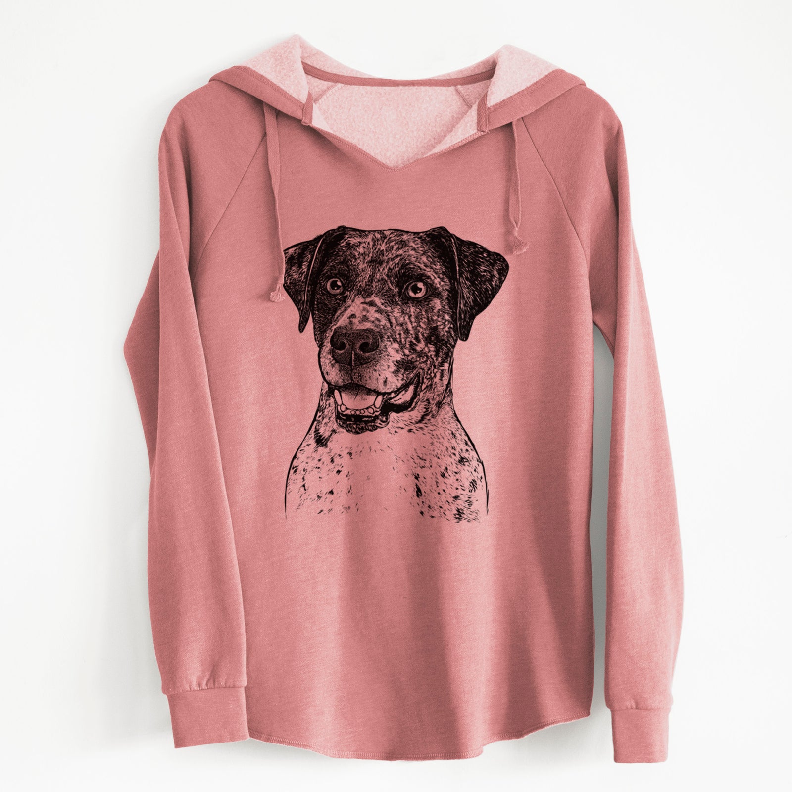 Bare Argos the Catahoula - Cali Wave Hooded Sweatshirt