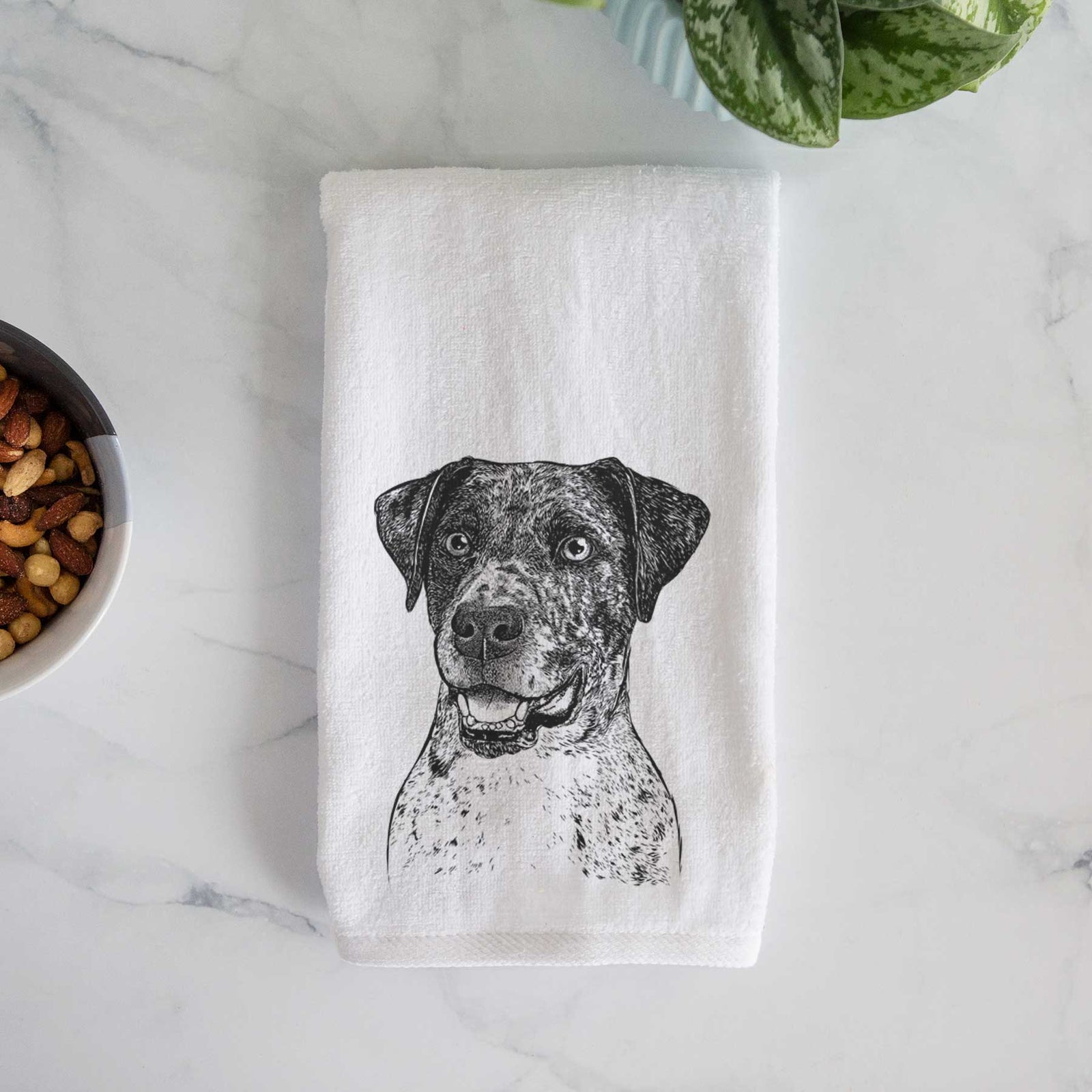 Argos the Catahoula Decorative Hand Towel
