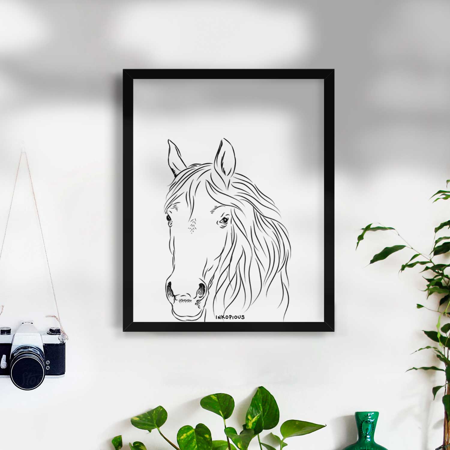 Aria the Horse Art Print