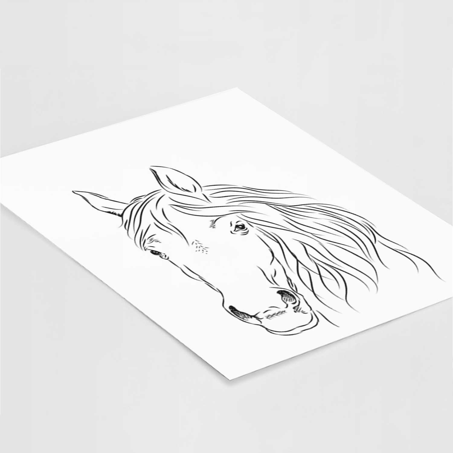 Aria the Horse Art Print