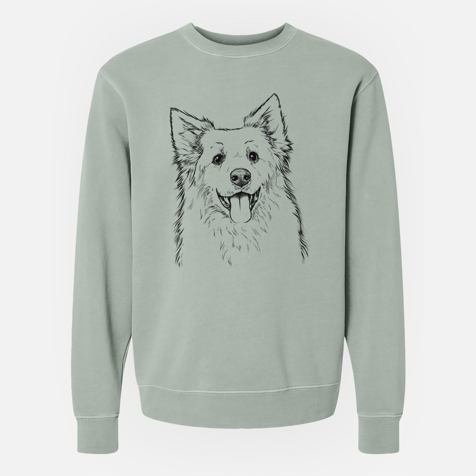 Bare Aspenita the Mixed Breed - Unisex Pigment Dyed Crew Sweatshirt