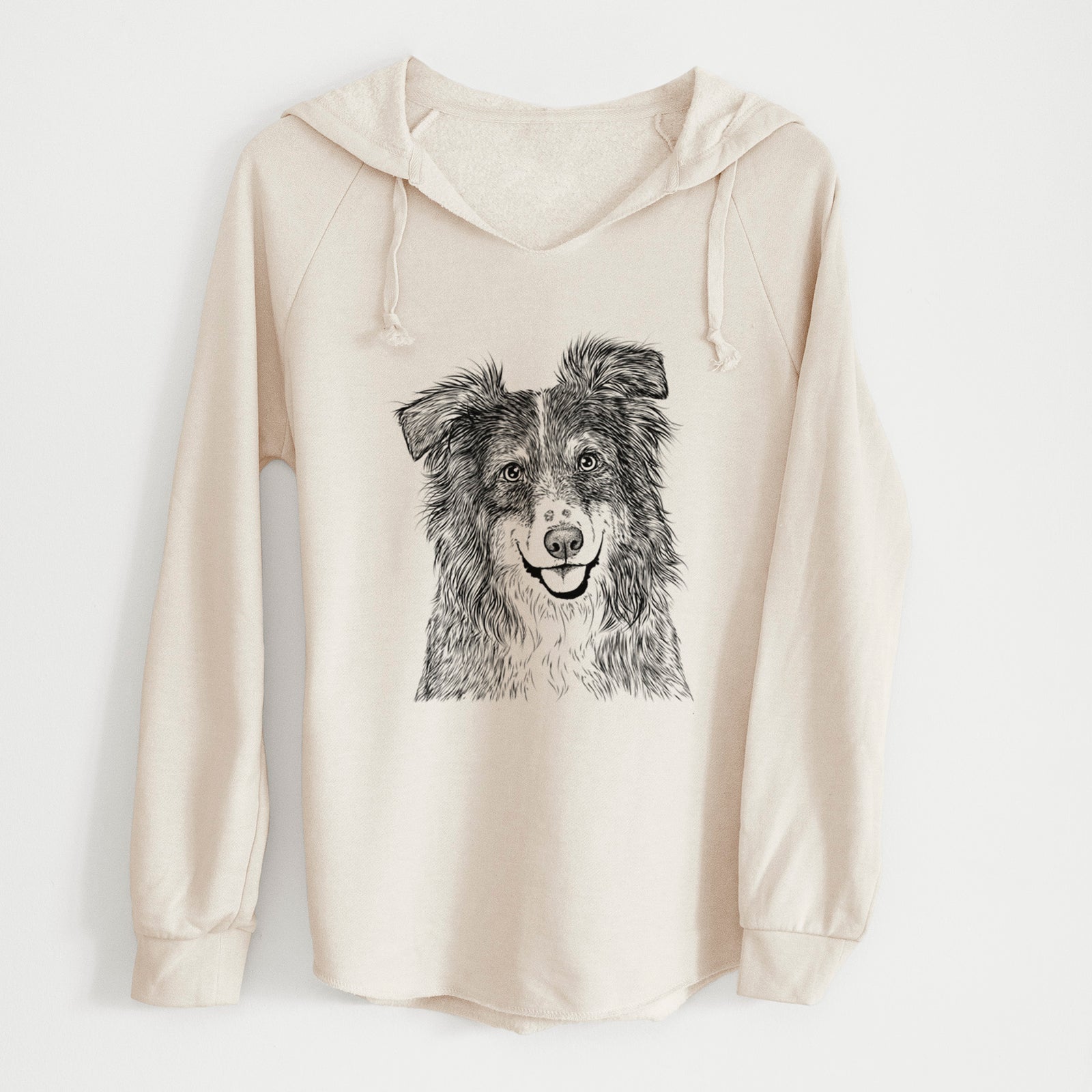 Bare Aushe the Australian Shepherd - Cali Wave Hooded Sweatshirt