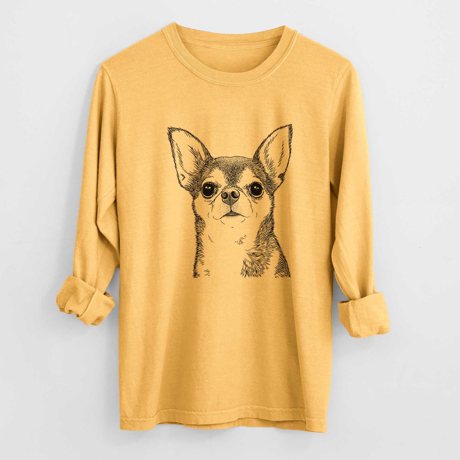 Bare Baby the Chihuahua - Heavyweight 100% Cotton Long Sleeve