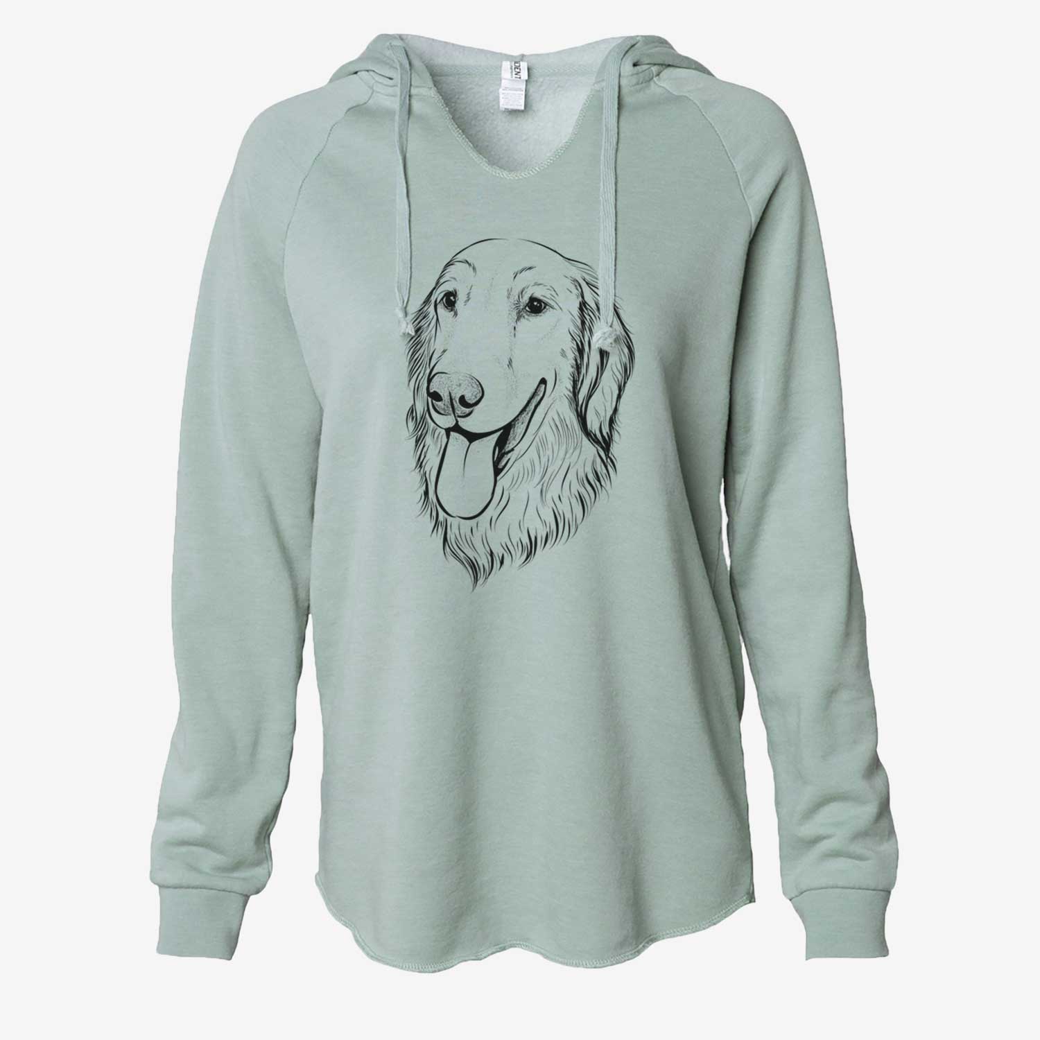Bailey the Golden Retriever - Cali Wave Hooded Sweatshirt