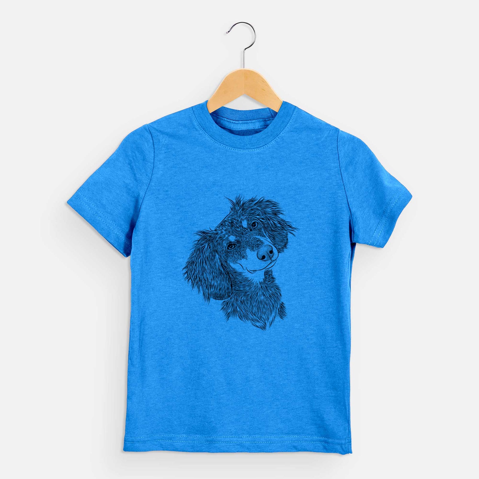 Bare Bailey the Long Haired Dachshund - Kids/Youth/Toddler Shirt