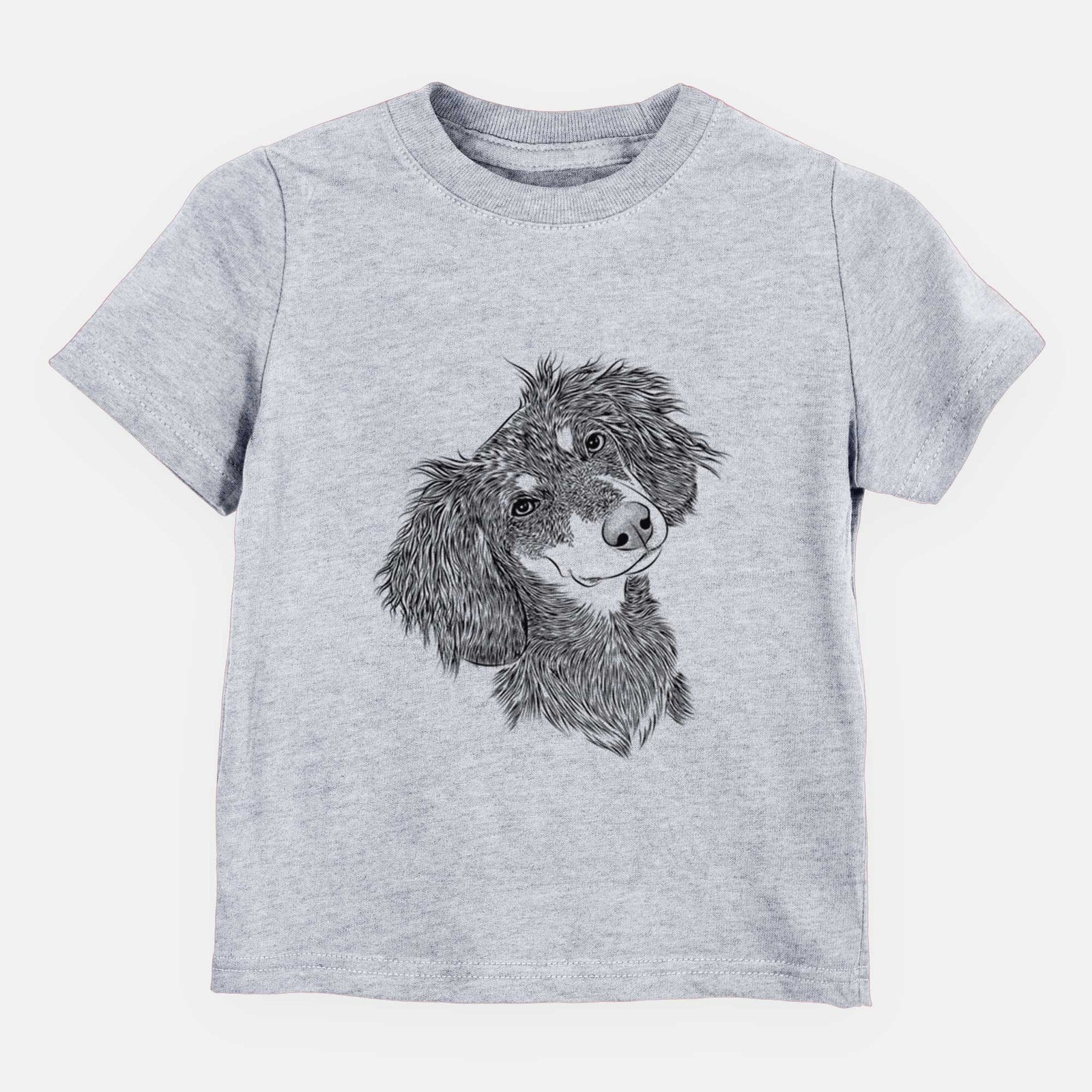Bare Bailey the Long Haired Dachshund - Kids/Youth/Toddler Shirt