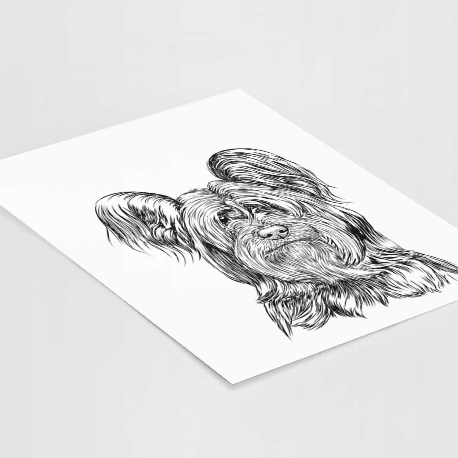 Bandit the Skye Terrier Art Print