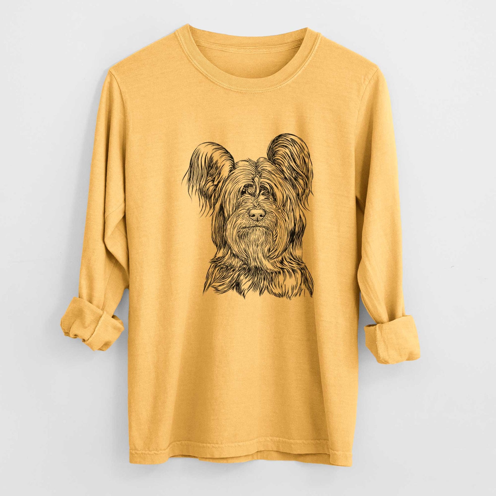 Bare Bandit the Skye Terrier - Heavyweight 100% Cotton Long Sleeve