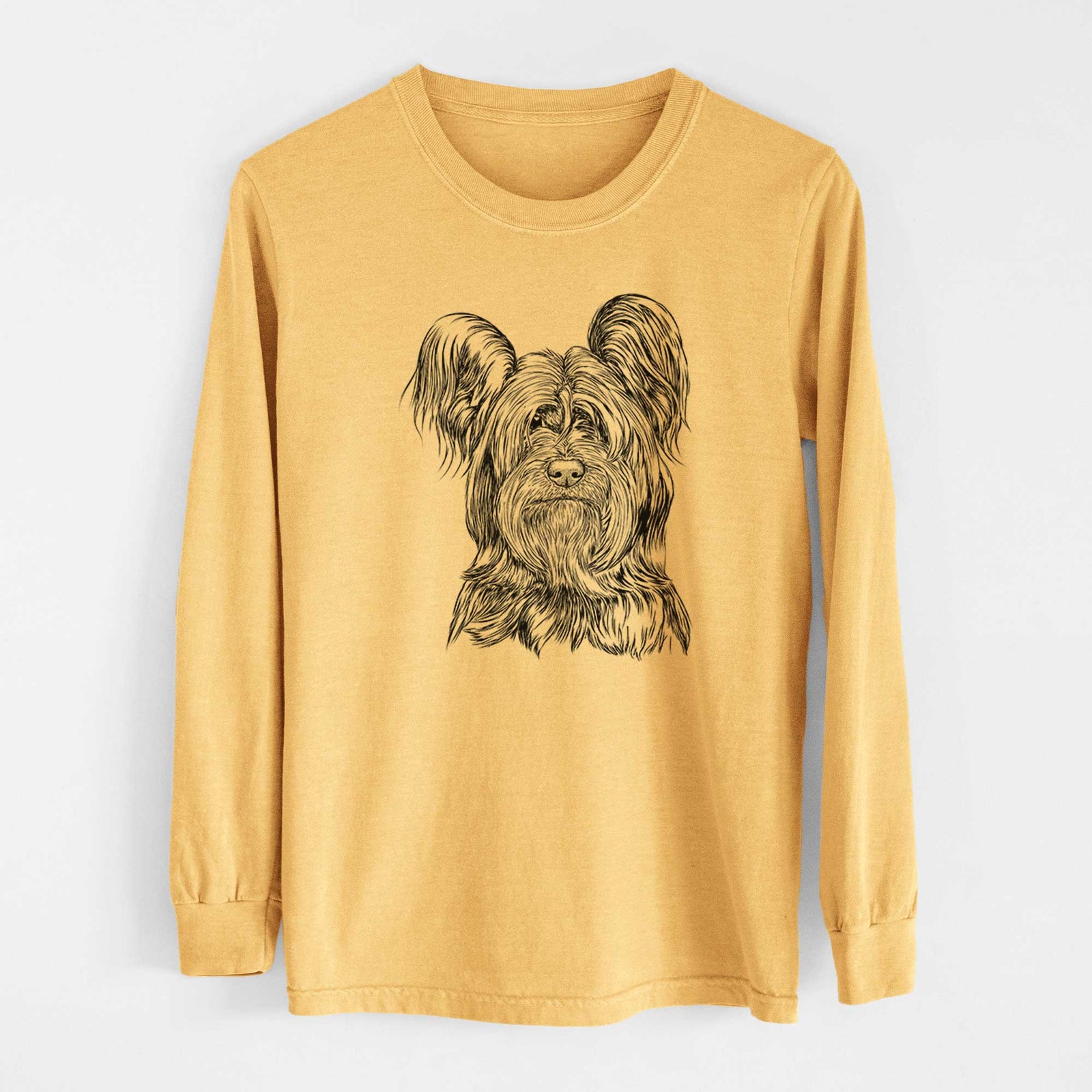 Bare Bandit the Skye Terrier - Heavyweight 100% Cotton Long Sleeve