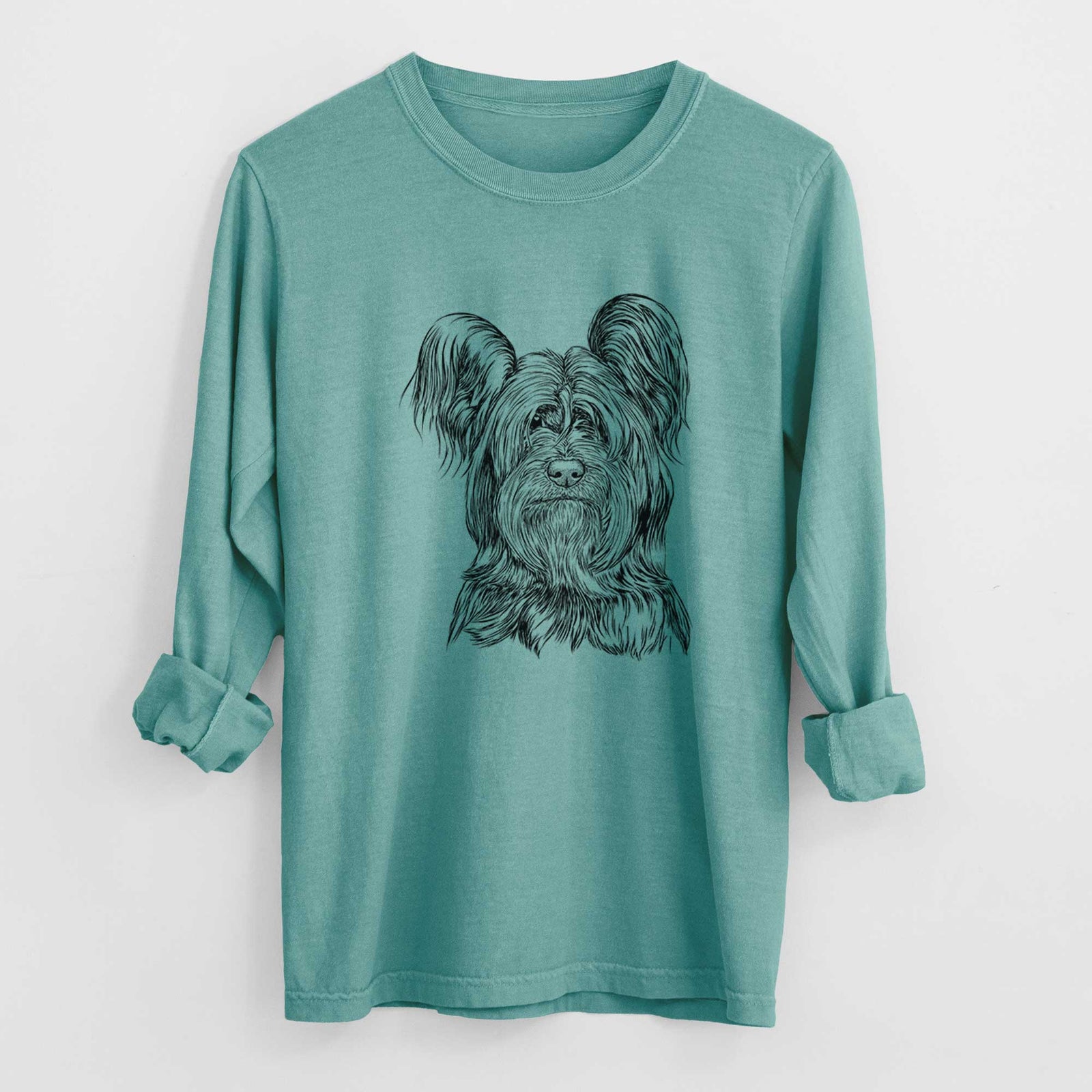 Bare Bandit the Skye Terrier - Heavyweight 100% Cotton Long Sleeve