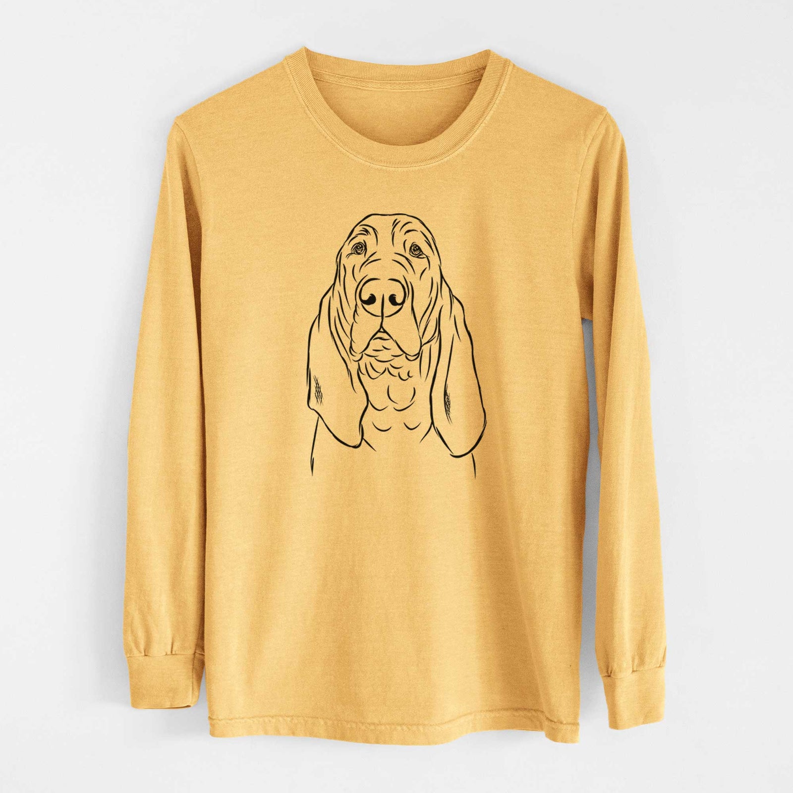 Bare Baron the Bloodhound - Heavyweight 100% Cotton Long Sleeve