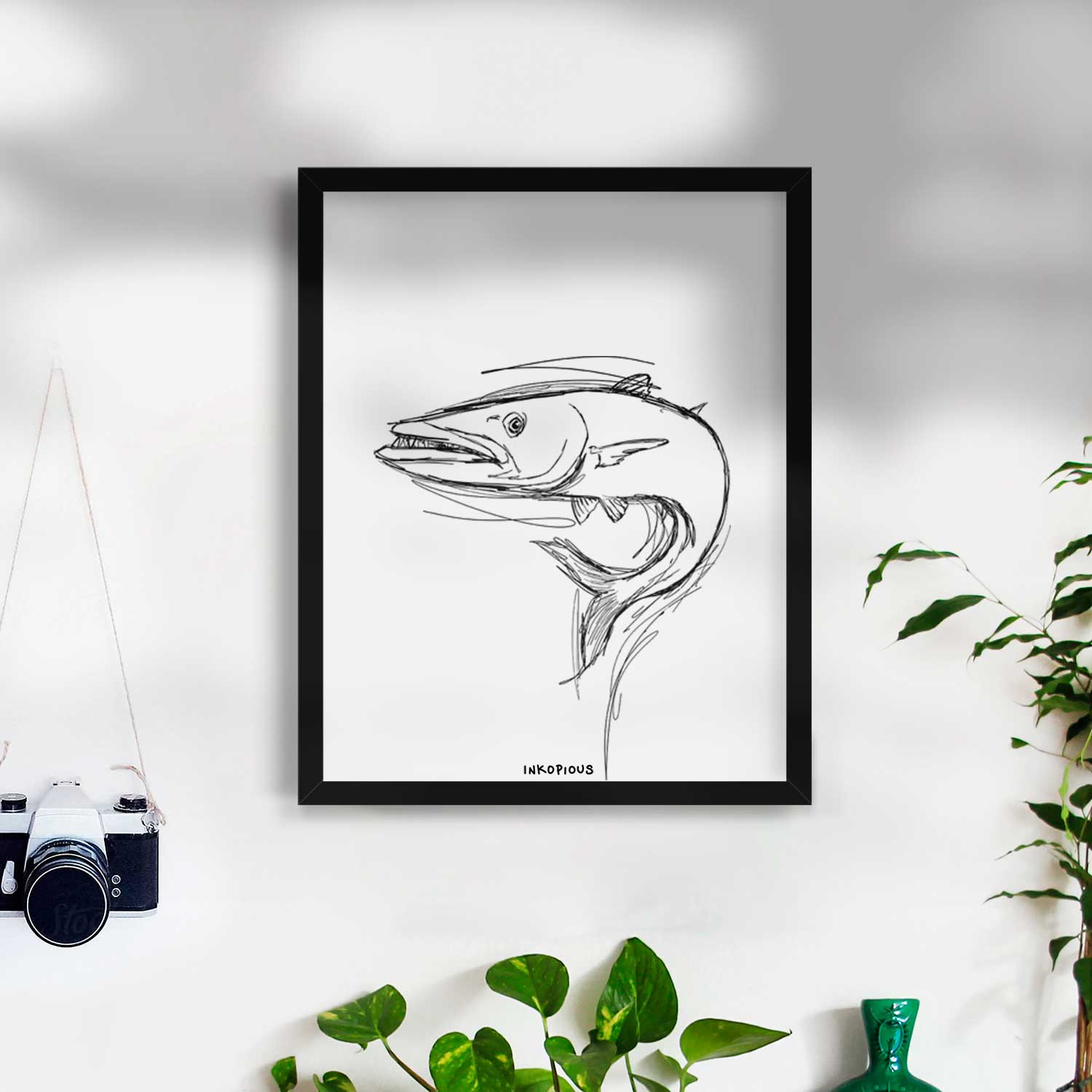 Barry the Barracuda Art Print