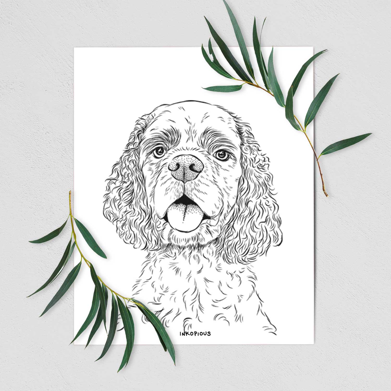 Baxter the American Cocker Spaniel Art Print