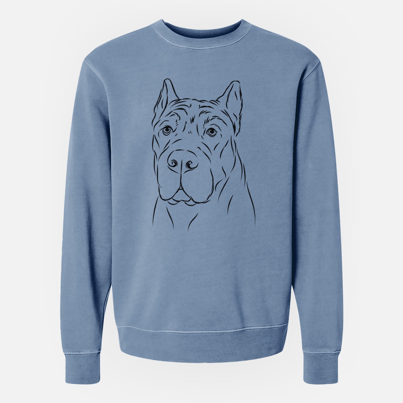 Bare Bearson the Cane Corso - Unisex Pigment Dyed Crew Sweatshirt