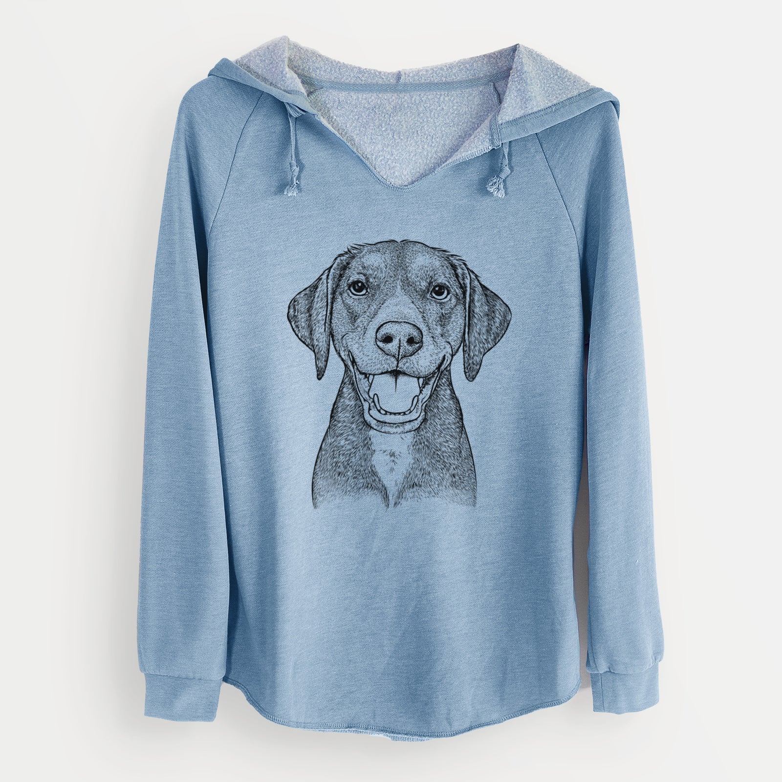 Bare Beaver the Hound Mix - Cali Wave Hooded Sweatshirt