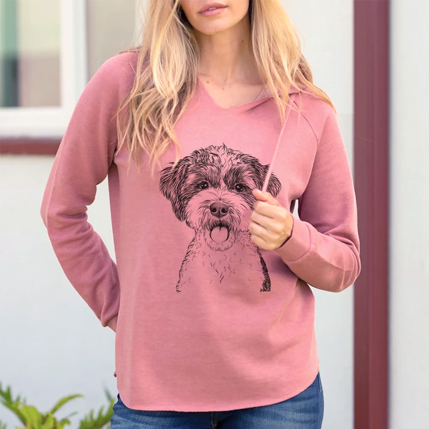 Bare Bella the Cockapoo - Cali Wave Hooded Sweatshirt
