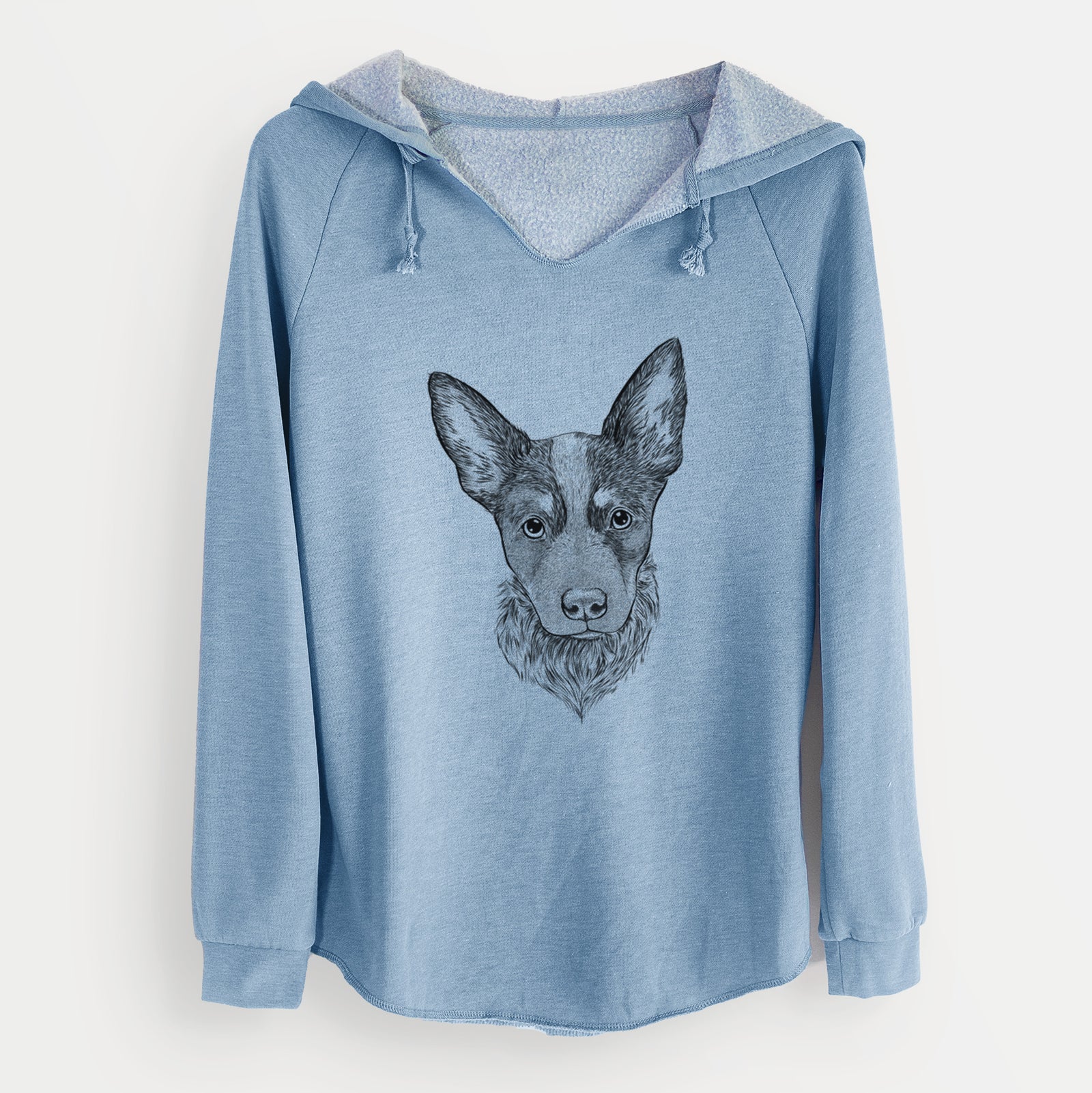 Bare Bella the Blue Heeler Puppy - Cali Wave Hooded Sweatshirt
