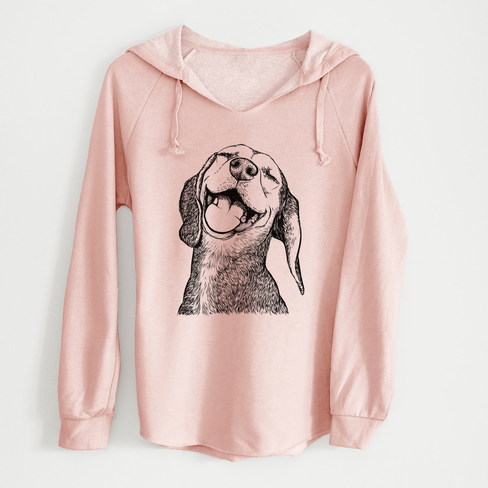 Bare Belle the Hound Mix - Cali Wave Hooded Sweatshirt