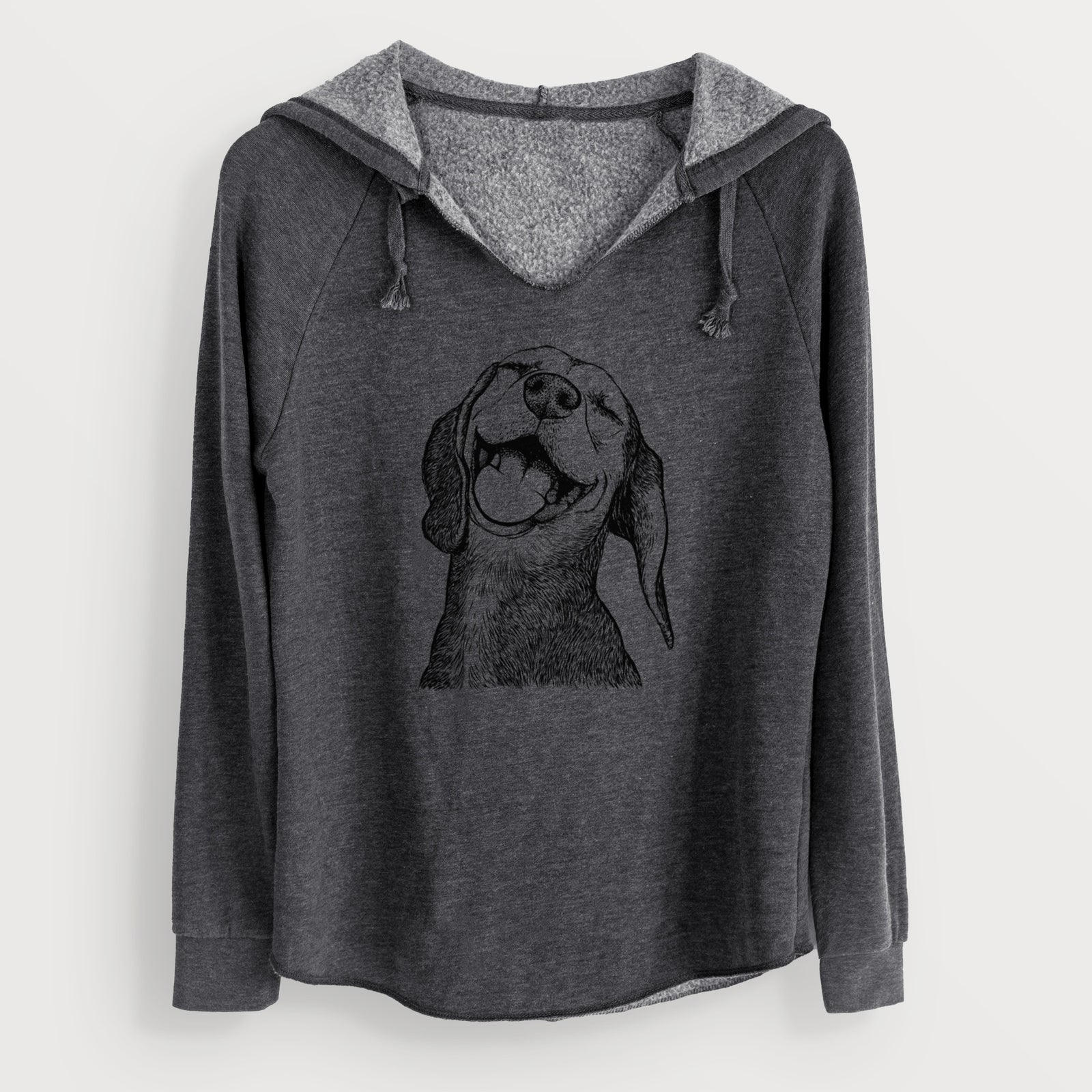 Bare Belle the Hound Mix - Cali Wave Hooded Sweatshirt