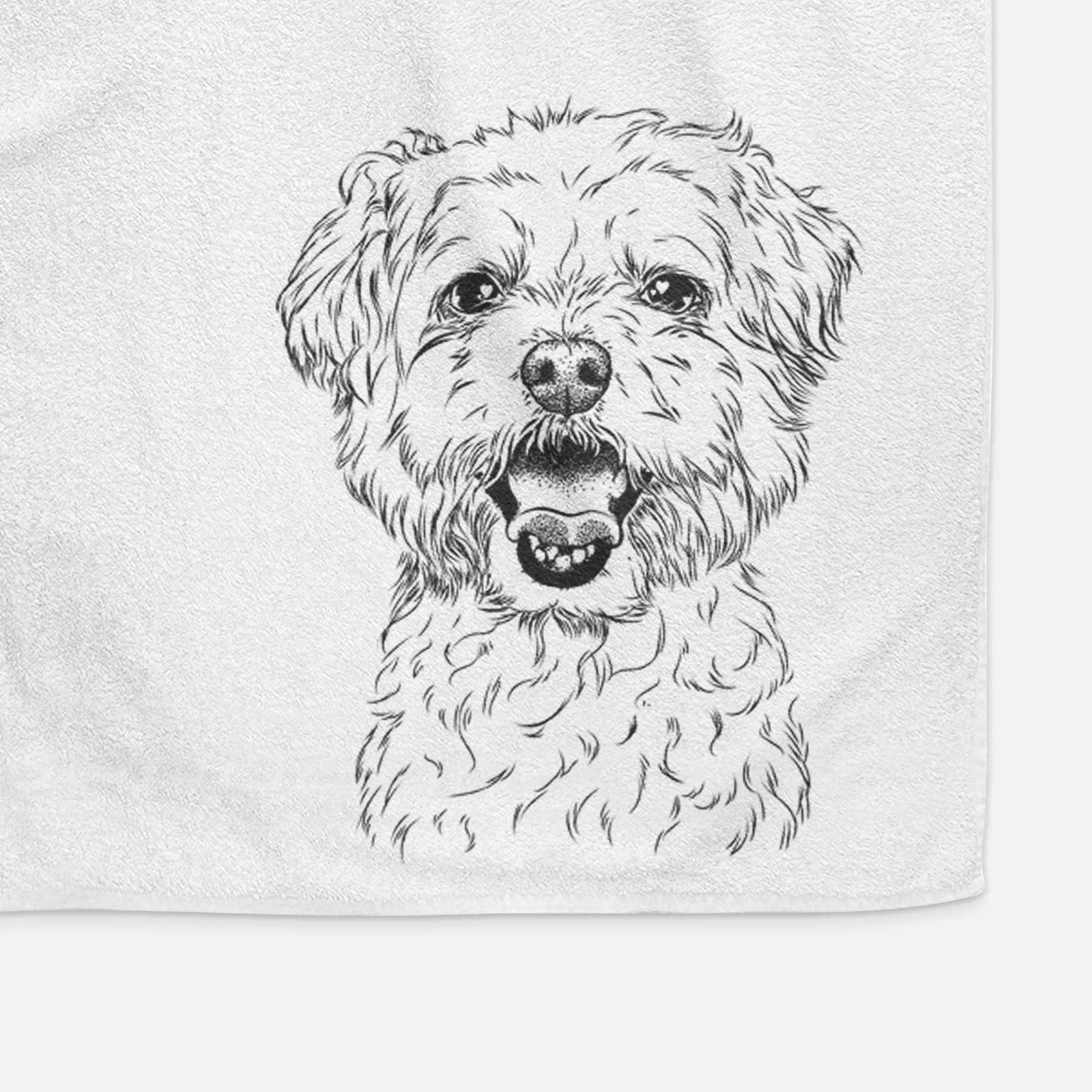 Belle the Maltipoo Decorative Hand Towel