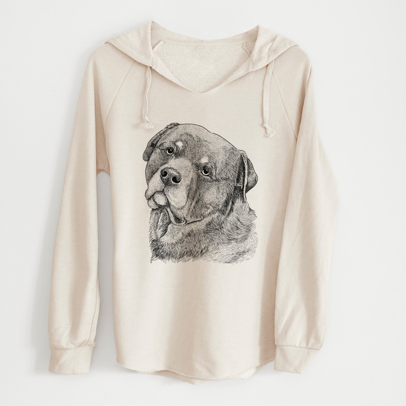 Bare Bender the Rottweiler - Cali Wave Hooded Sweatshirt