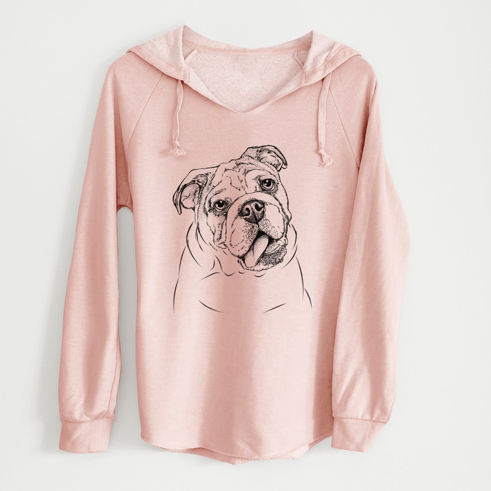 Bare Benson the English Bulldog - Cali Wave Hooded Sweatshirt