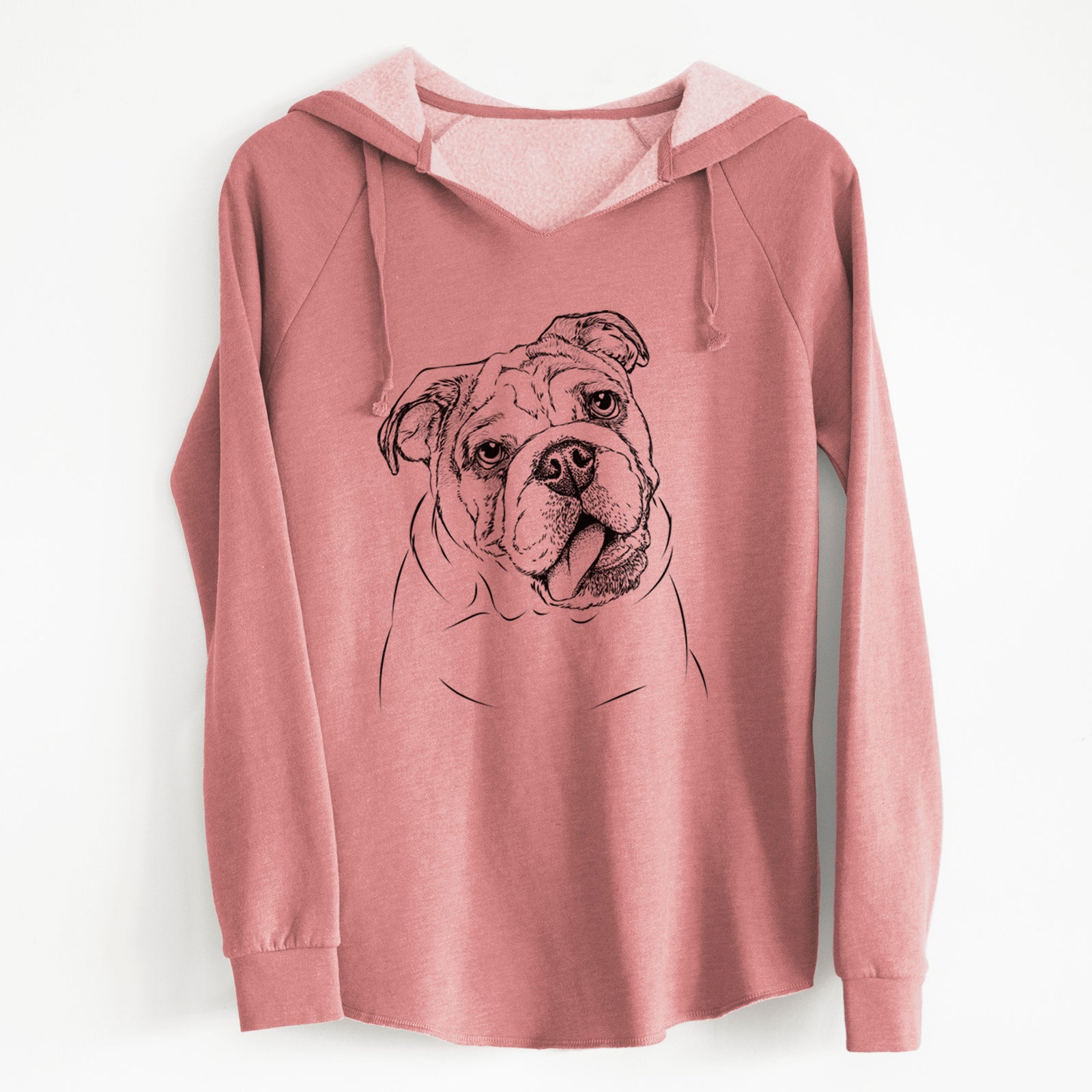 Bare Benson the English Bulldog - Cali Wave Hooded Sweatshirt