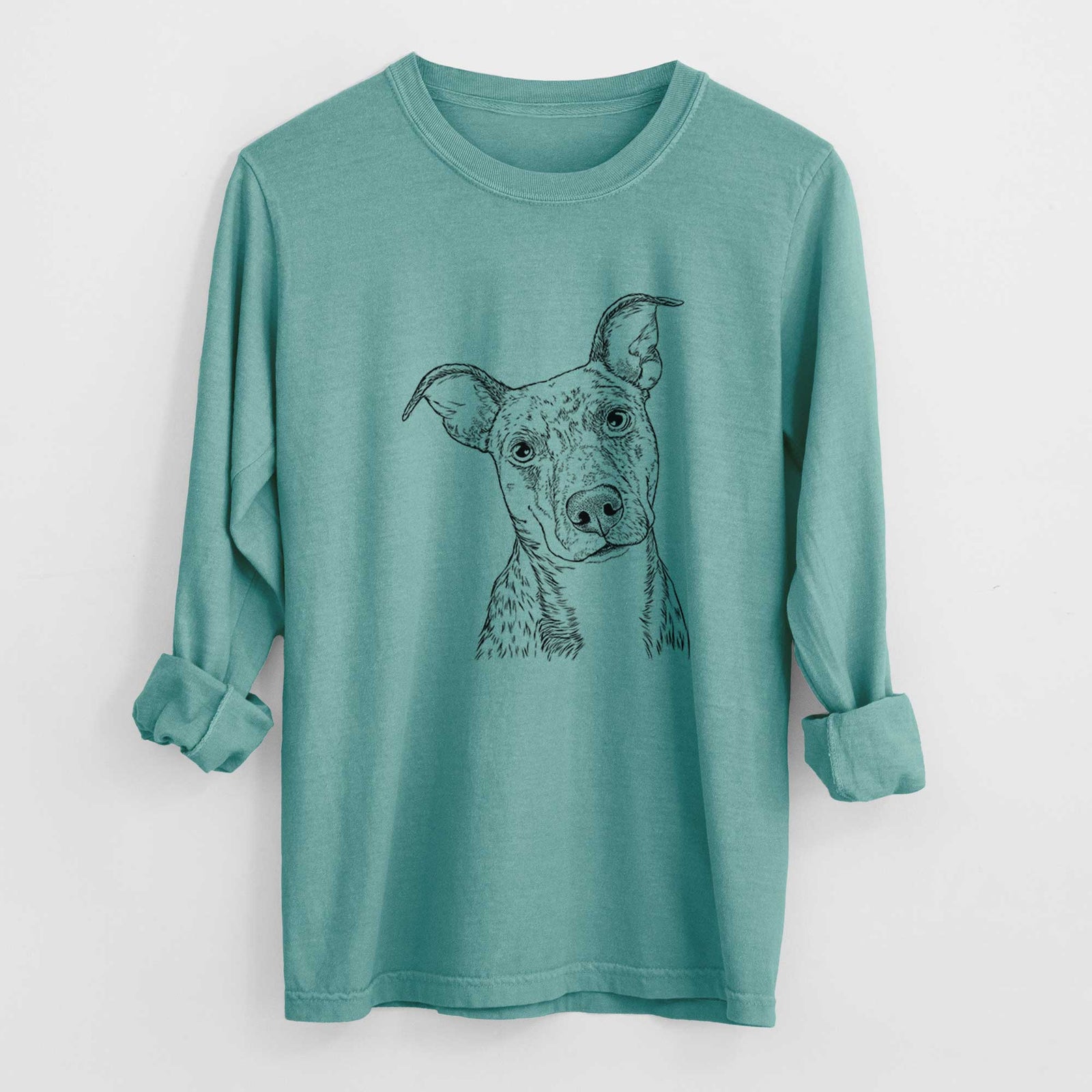 Bare Bianca the Mixed Breed - Heavyweight 100% Cotton Long Sleeve