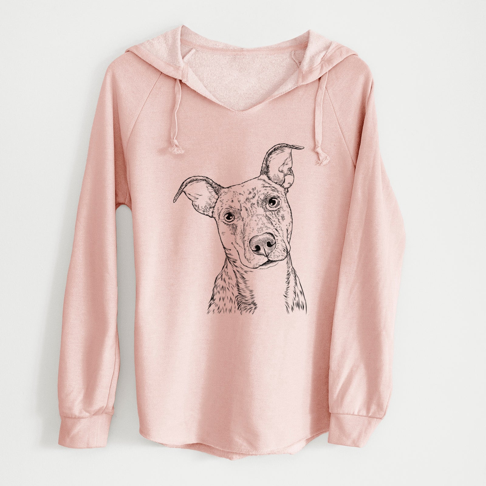 Bare Bianca the Mixed Breed - Cali Wave Hooded Sweatshirt
