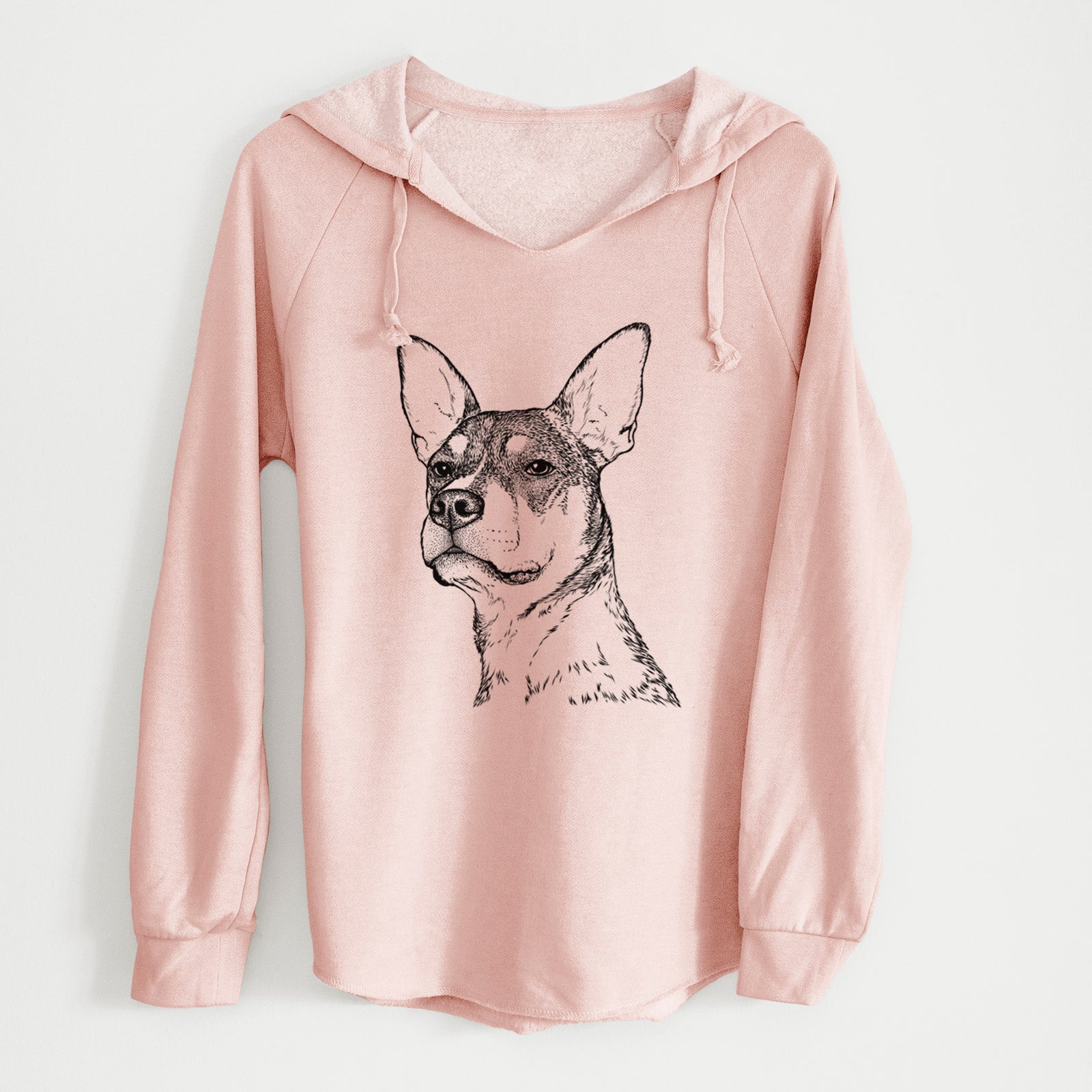 Bare Bill the Heeler Mix - Cali Wave Hooded Sweatshirt