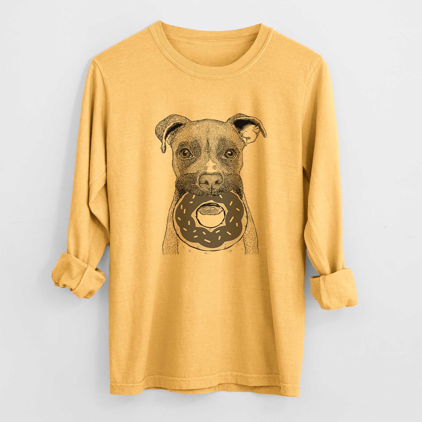 Bare Bo the Boxer - Heavyweight 100% Cotton Long Sleeve