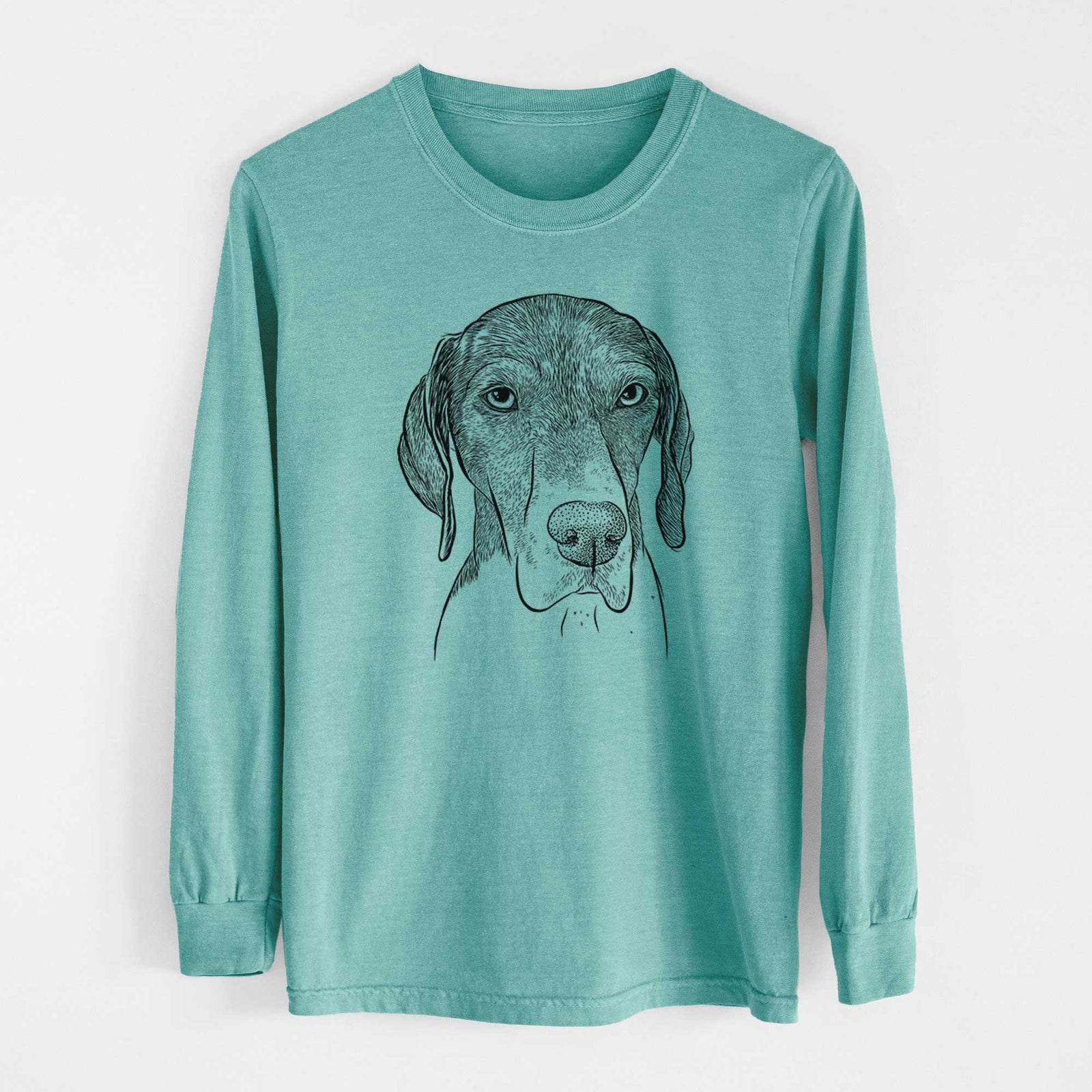 Bare Bohdi the German Shorthaired Pointer - Heavyweight 100% Cotton Long Sleeve