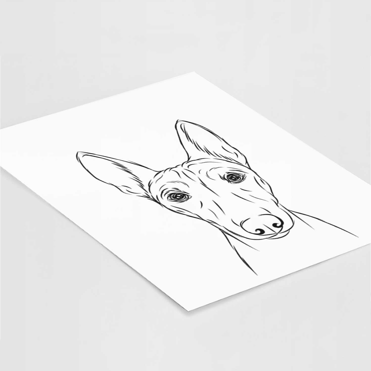 Bonsai the Basenji Art Print