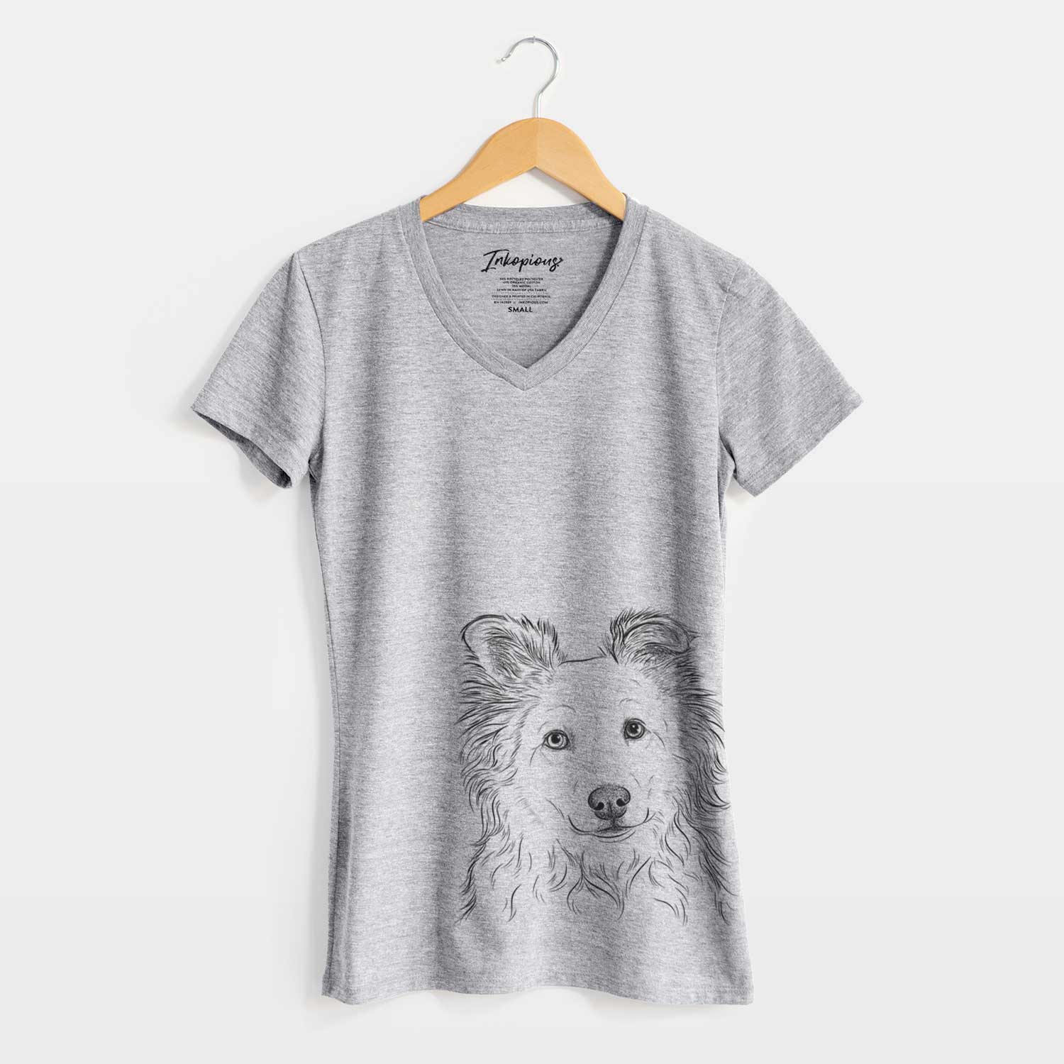 Bare Bonsai the Mixed Breed - Women's V-neck Shirt