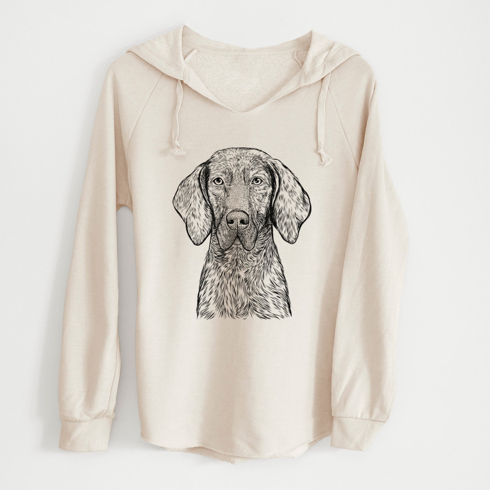 Bare Boone the Plott Hound - Cali Wave Hooded Sweatshirt