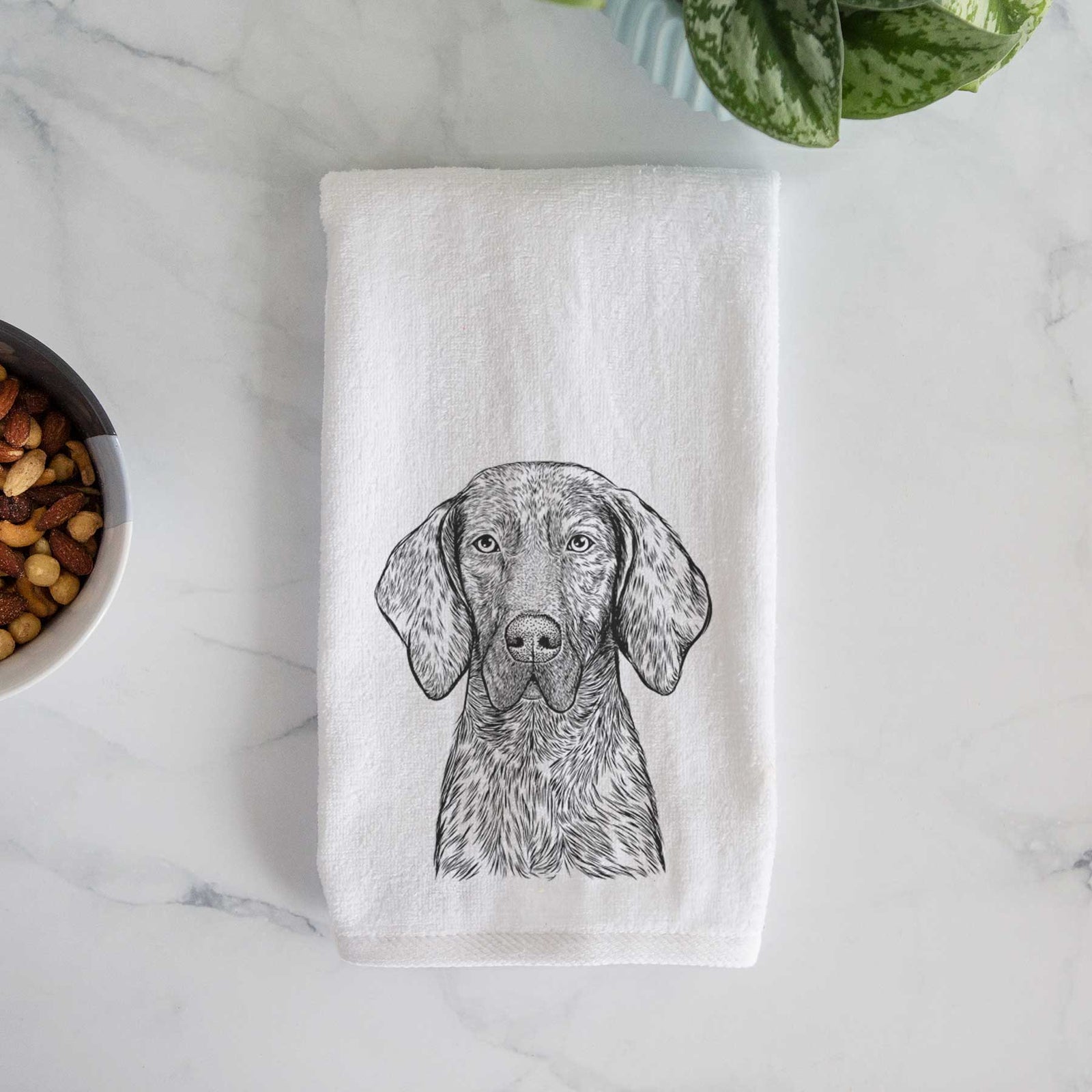 Boone the Plott Hound Decorative Hand Towel