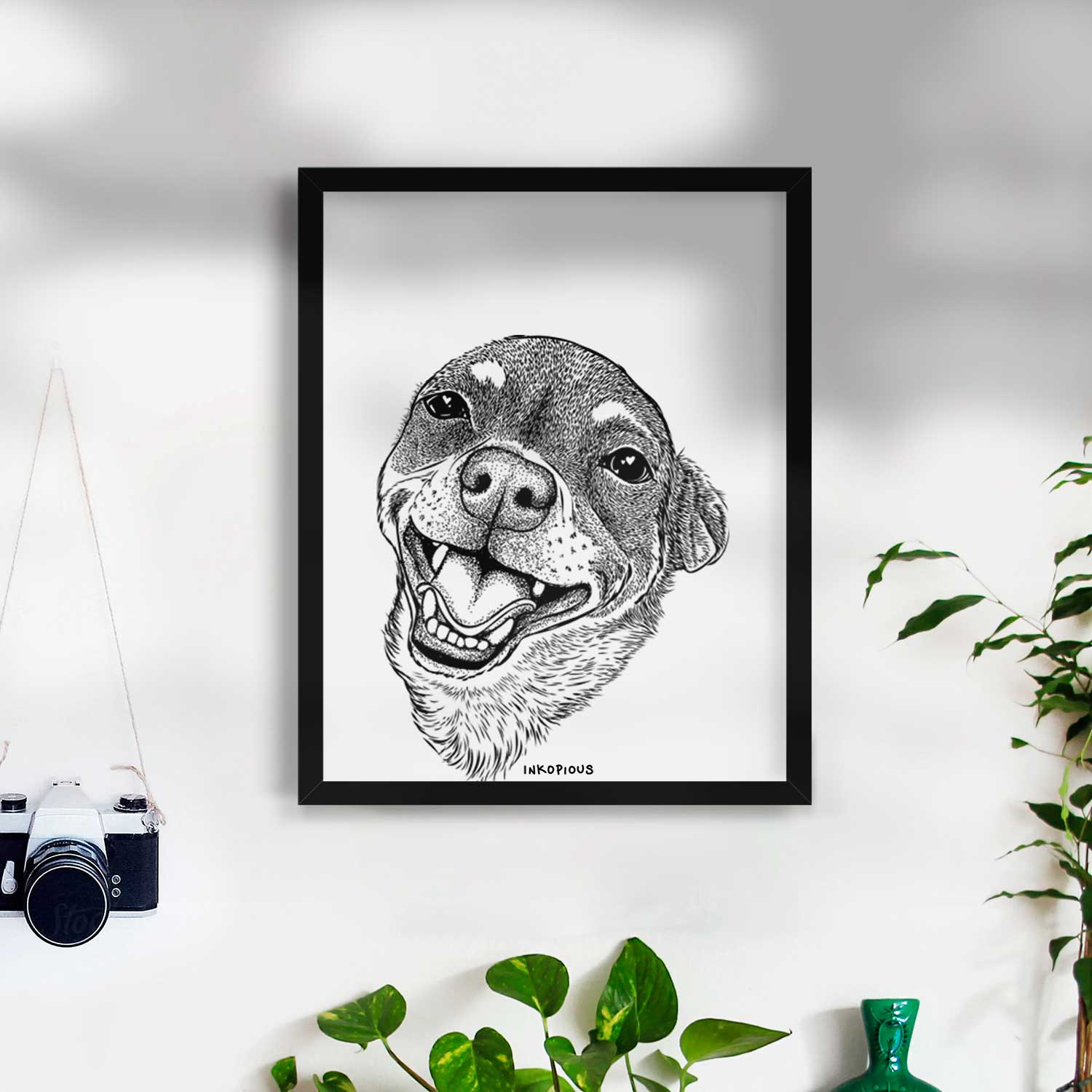 Boss the Chihuahua Art Print