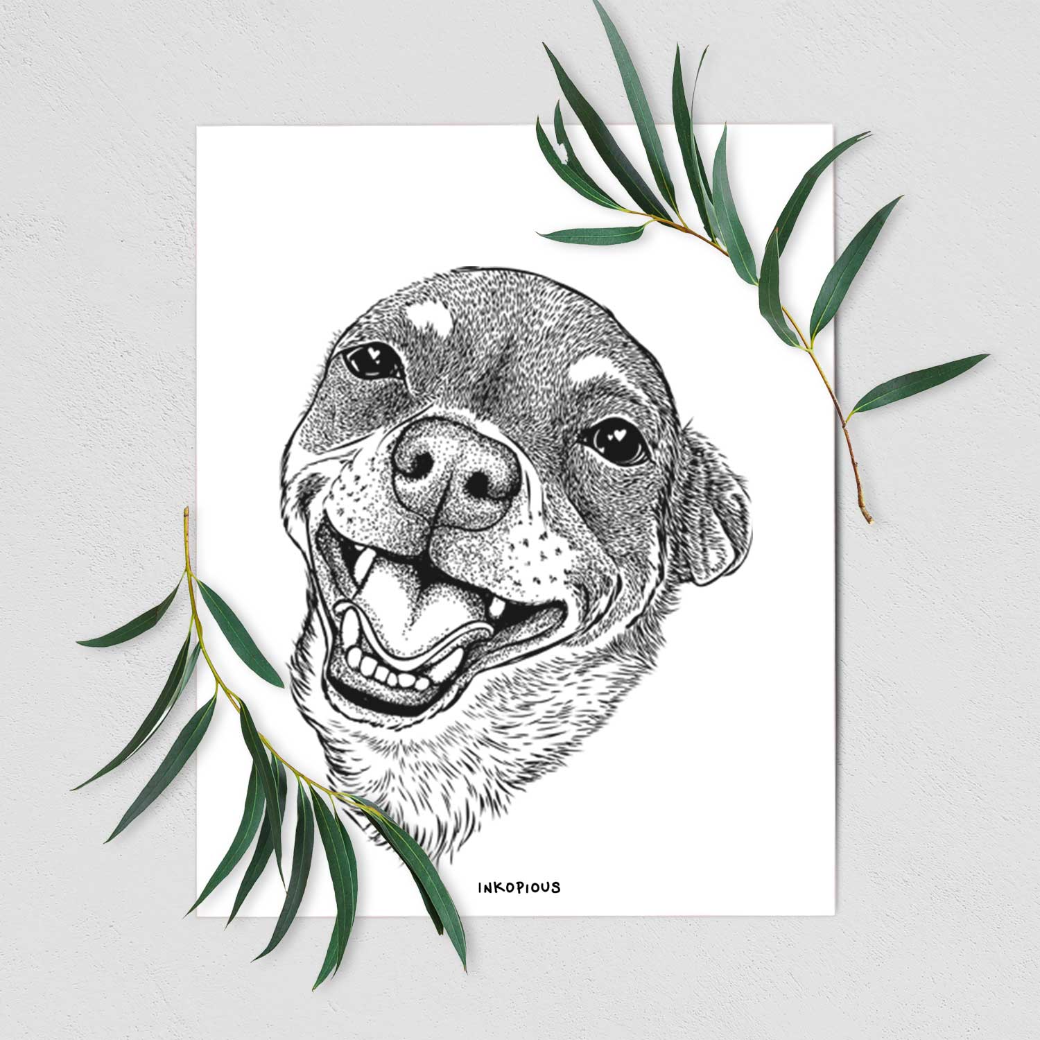 Boss the Chihuahua Art Print